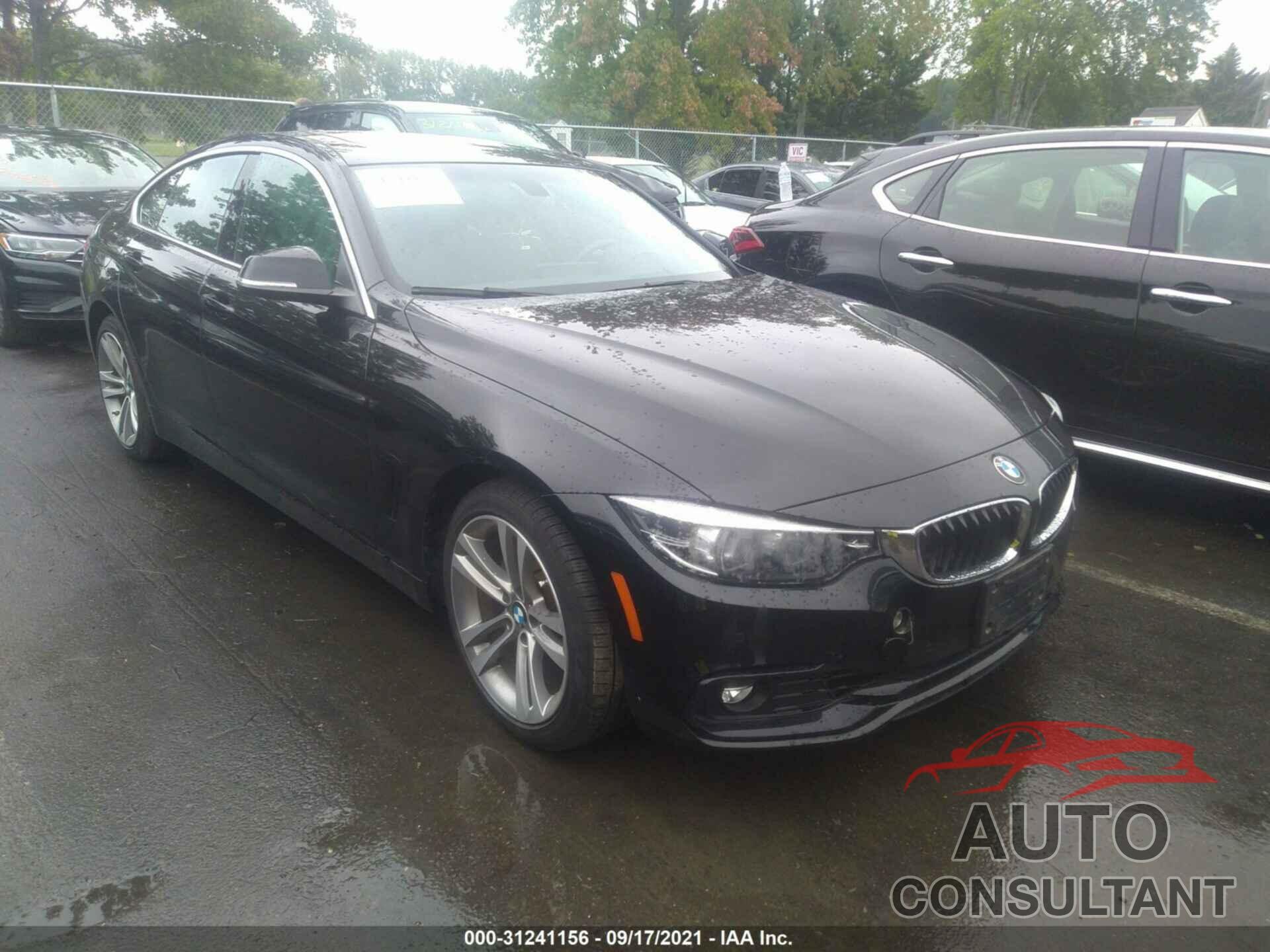 BMW 4 SERIES 2019 - WBA4J3C56KBL09273