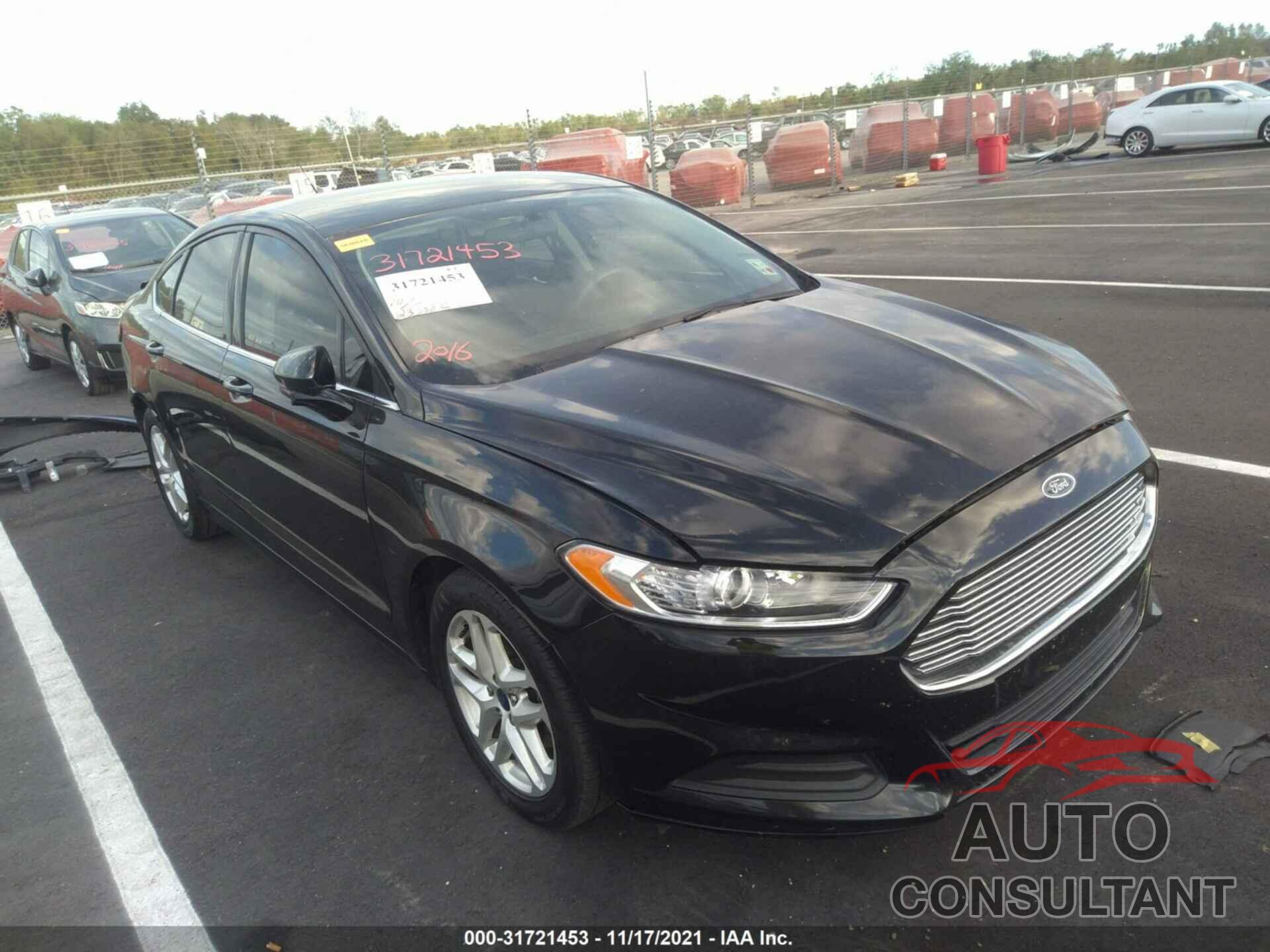 FORD FUSION 2016 - 1FA6P0H75G5105420