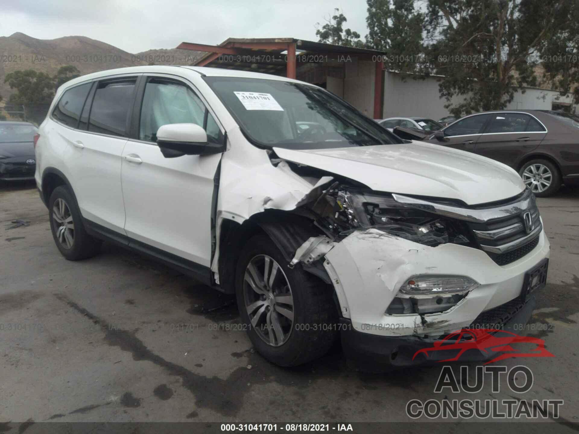 HONDA PILOT 2017 - 5FNYF5H53HB045509