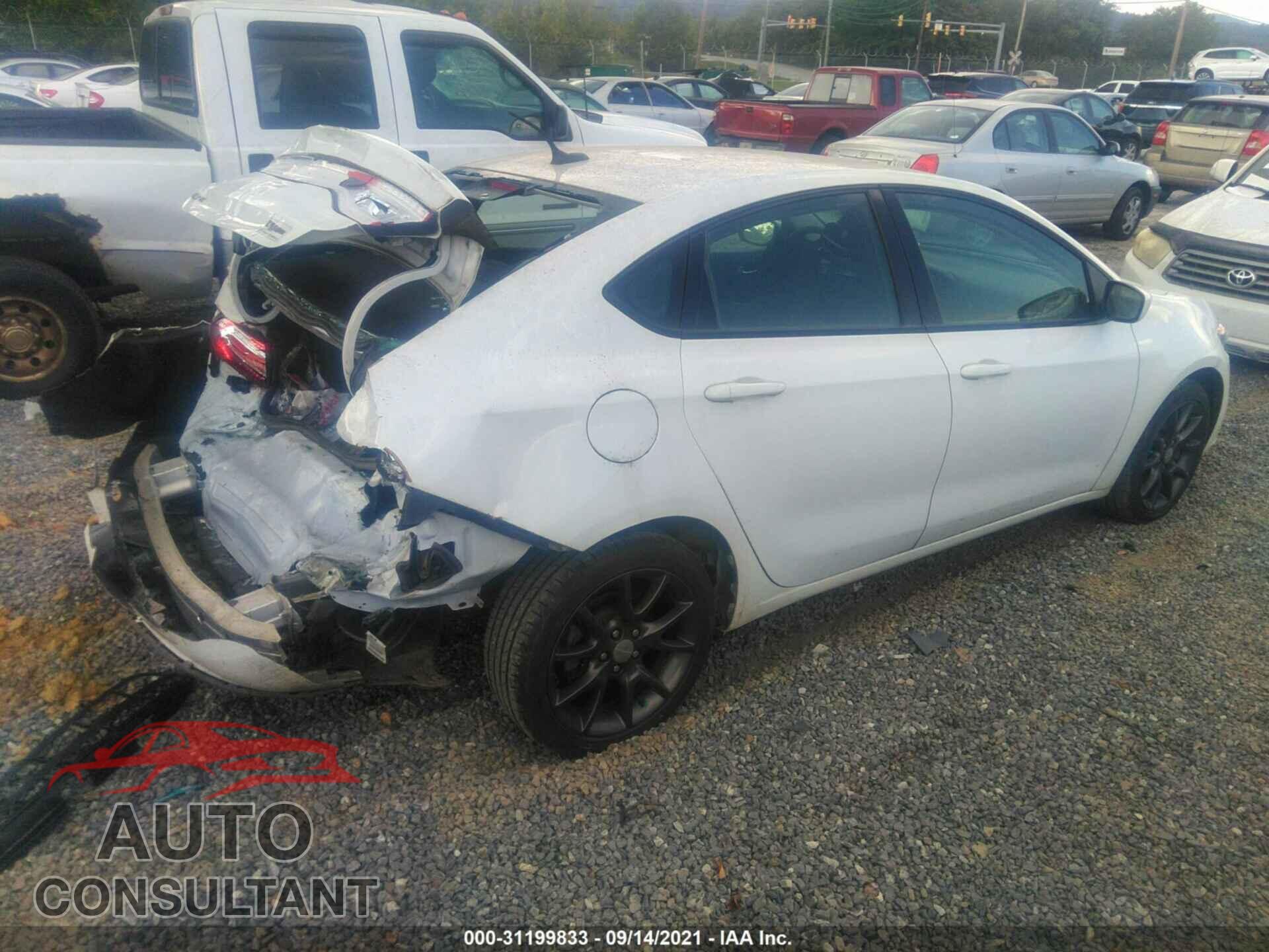 DODGE DART 2016 - 1C3CDFAA8GD767470