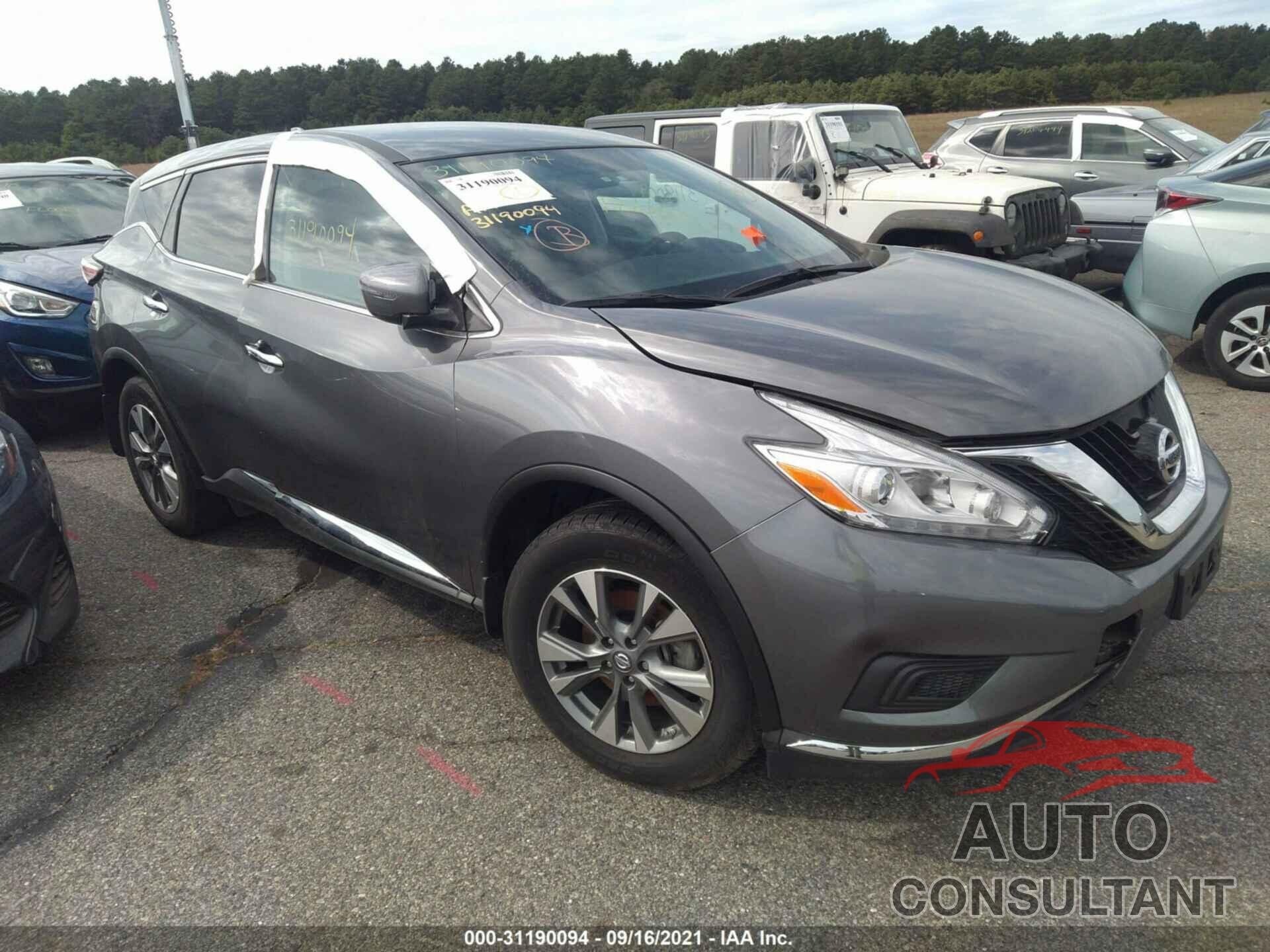 NISSAN MURANO 2017 - 5N1AZ2MH8HN198701