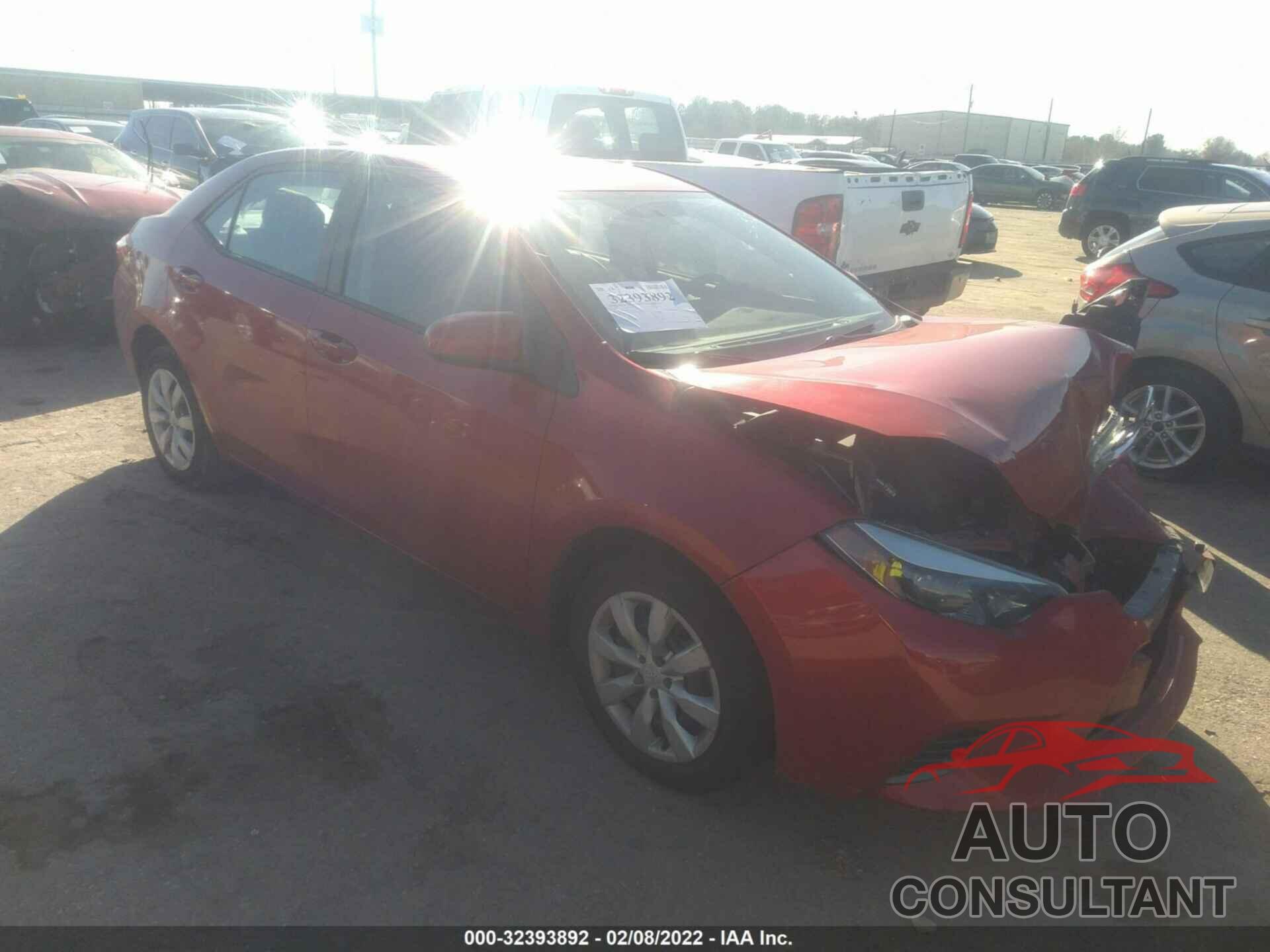 TOYOTA COROLLA 2016 - 5YFBURHEXGP425257