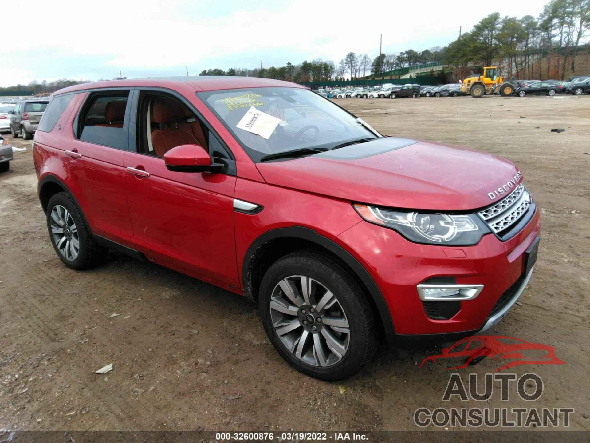 LAND ROVER DISCOVERY SPORT 2017 - SALCT2BG1HH663299