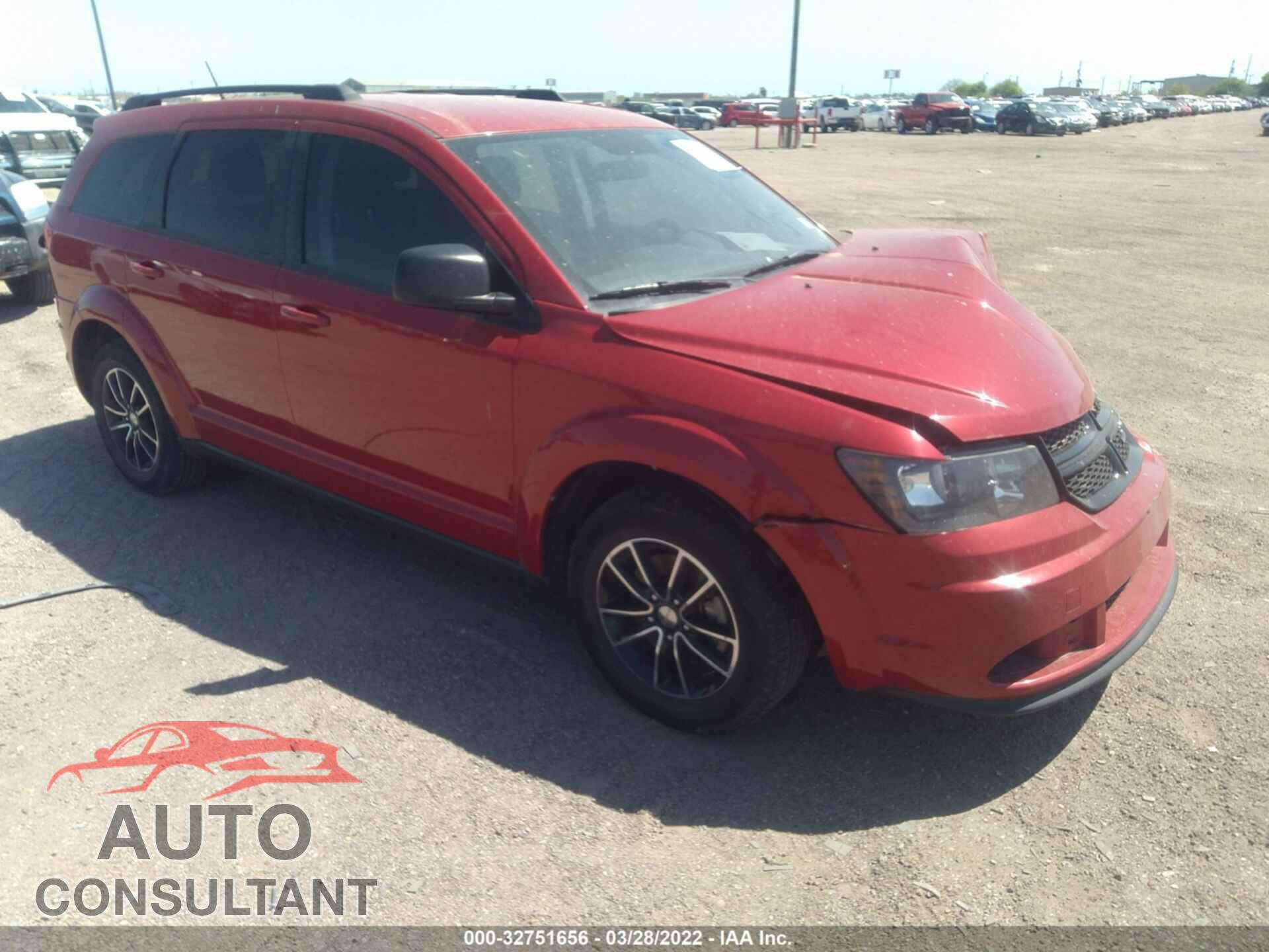 DODGE JOURNEY 2017 - 3C4PDCAB5HT599061