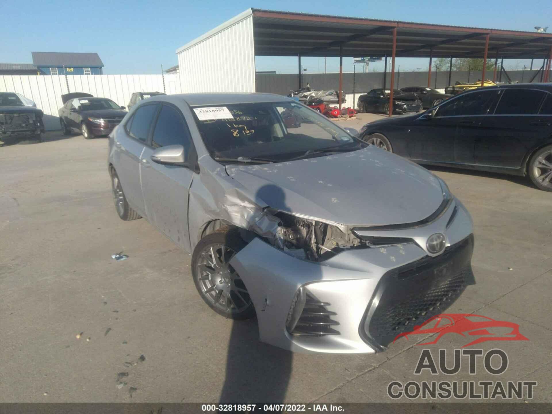 TOYOTA COROLLA 2017 - 5YFBURHE1HP580586