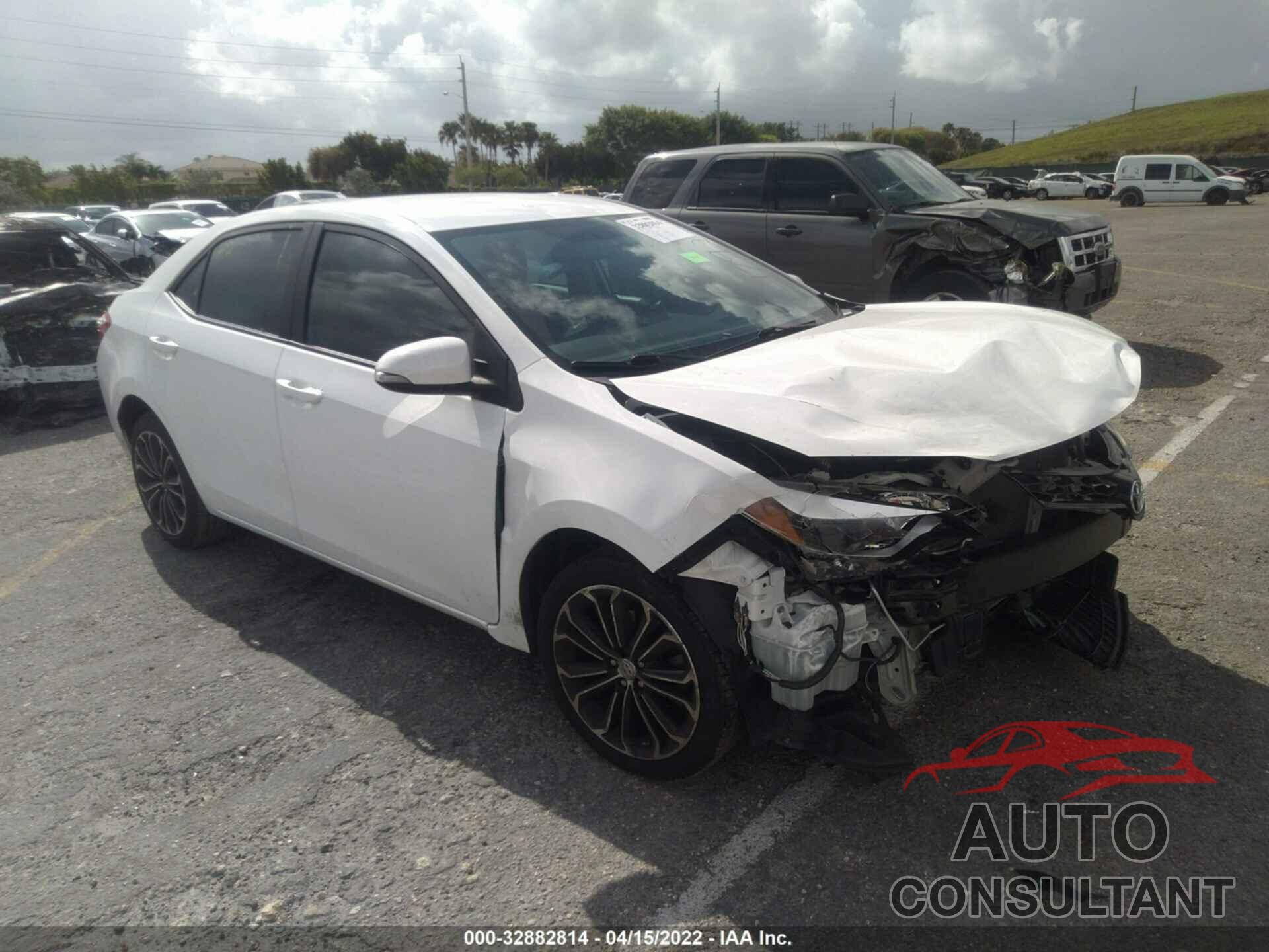 TOYOTA COROLLA 2016 - 5YFBURHE3GP494792