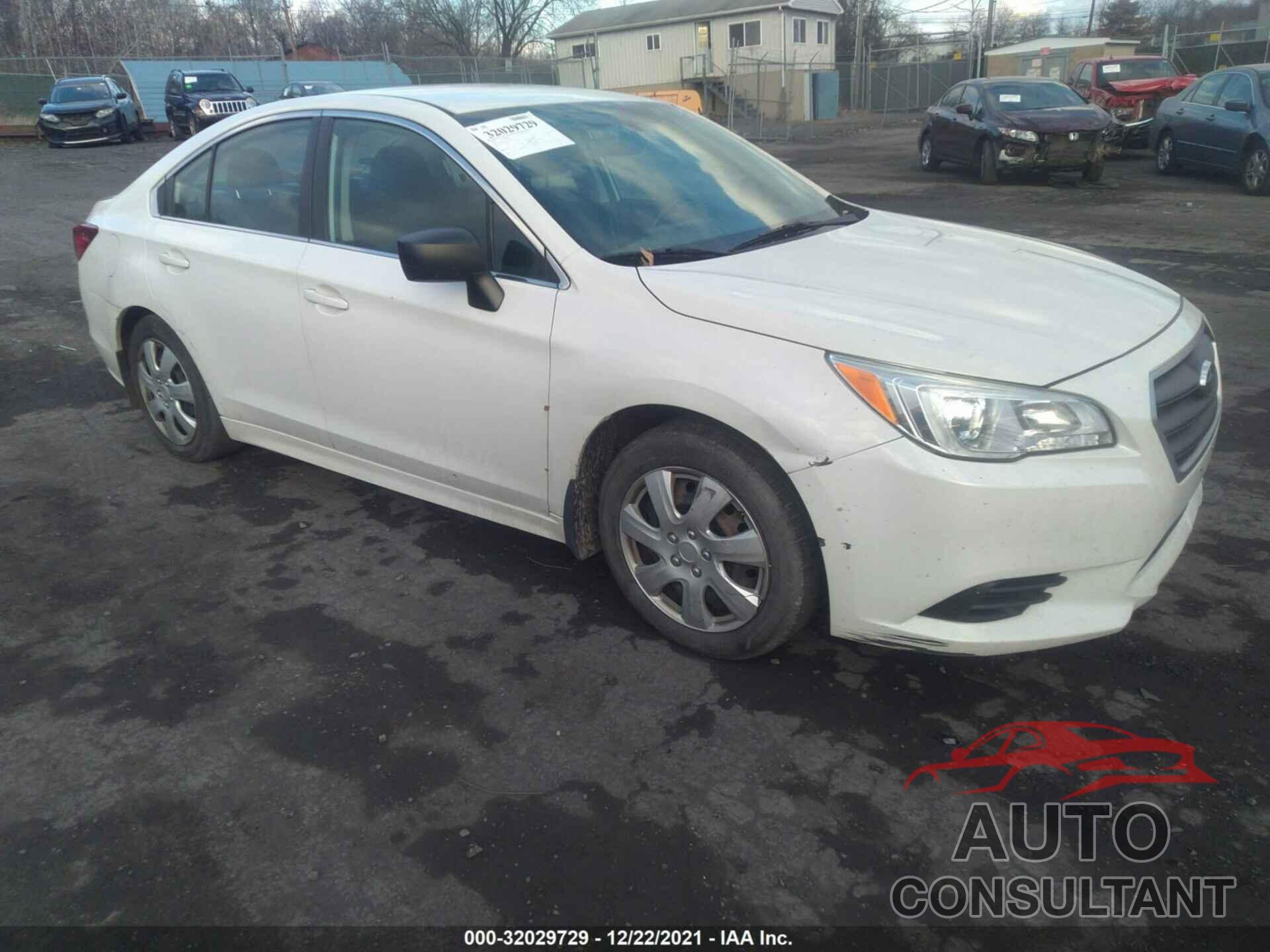 SUBARU LEGACY 2016 - 4S3BNAA65G3019137