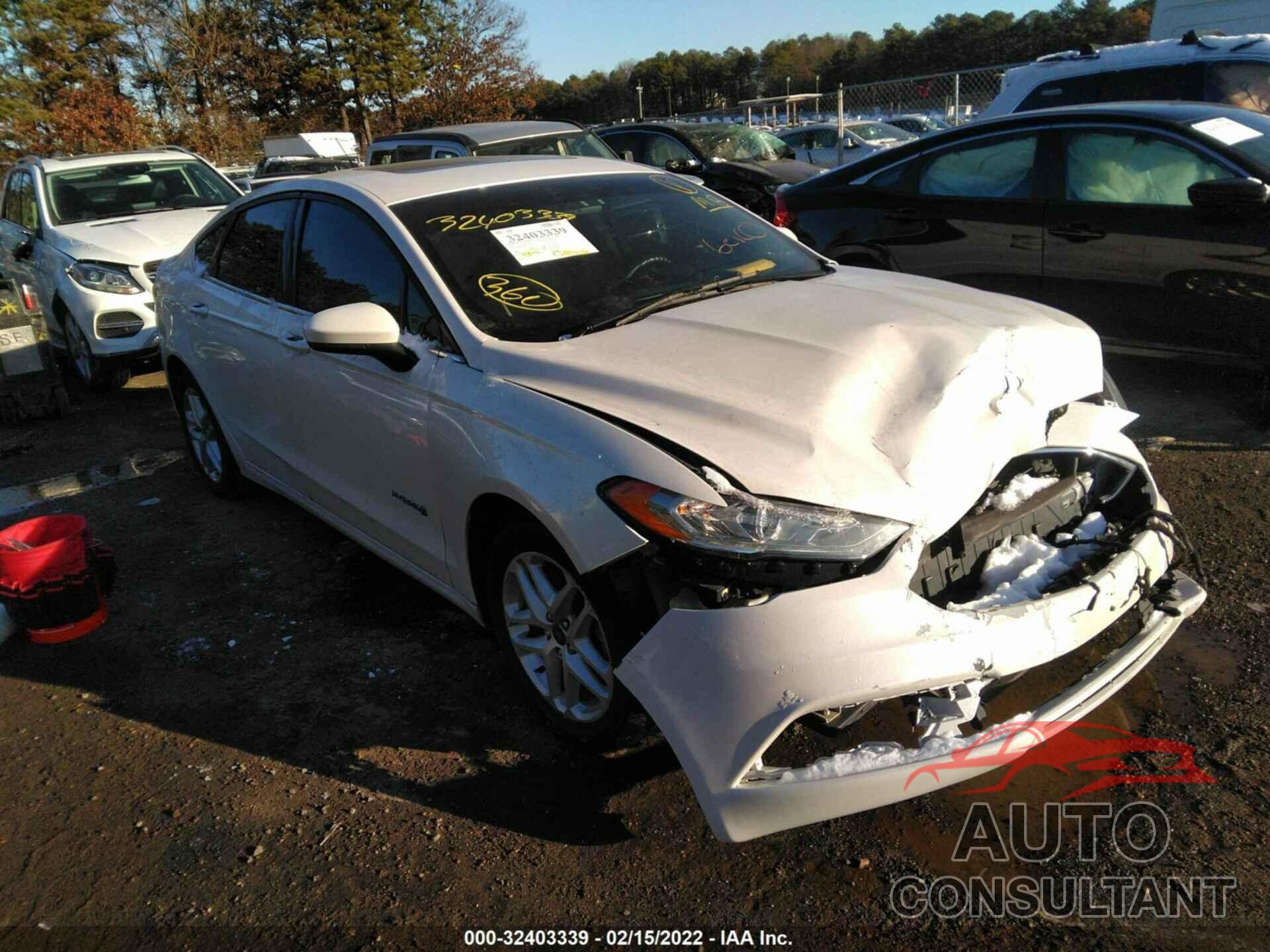 FORD FUSION HYBRID 2018 - 3FA6P0LU2JR243448