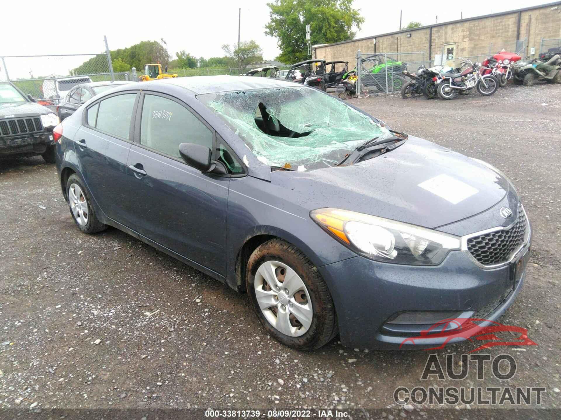 KIA FORTE 2016 - KNAFK4A61G5458395