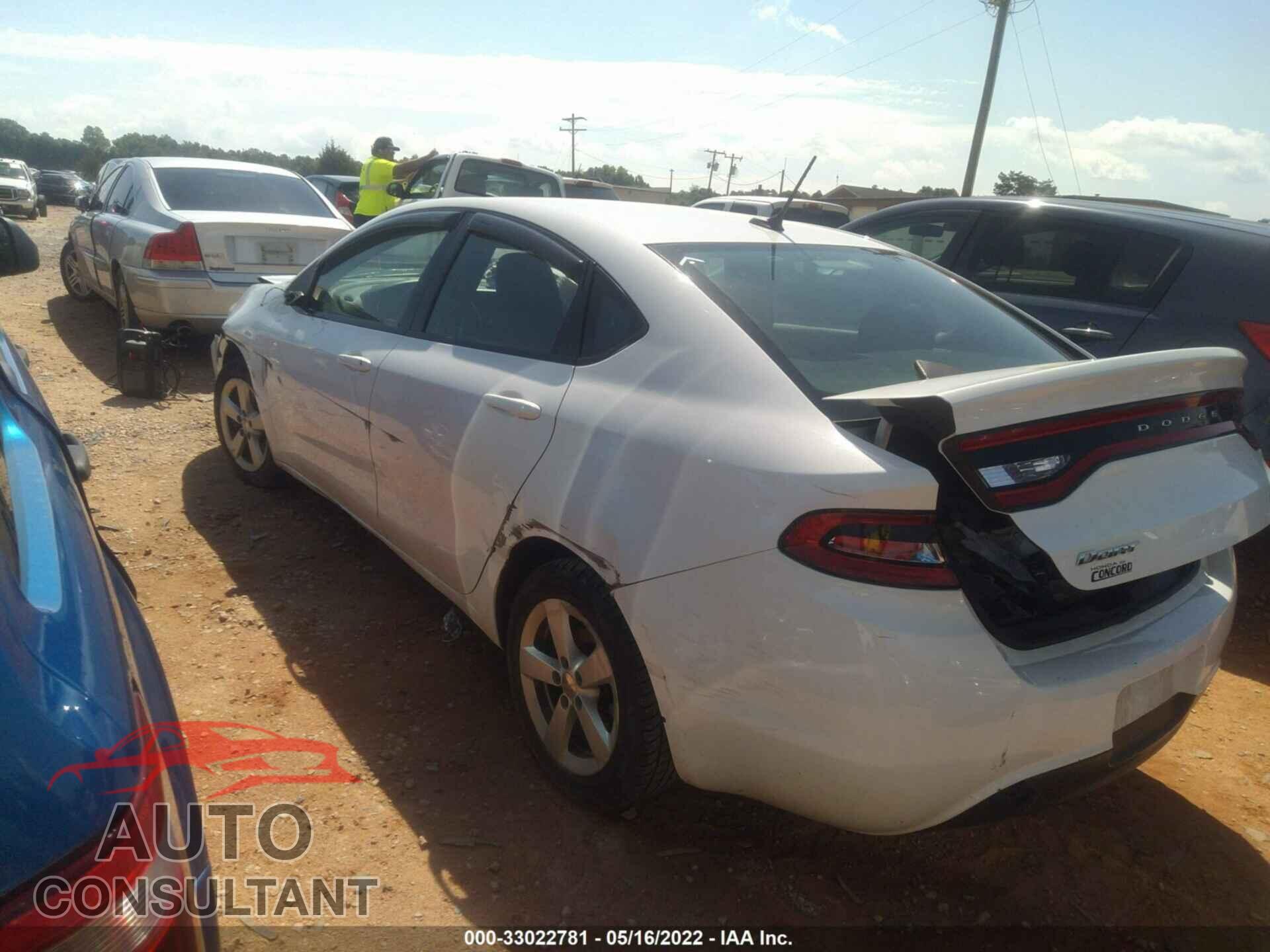 DODGE DART 2016 - 1C3CDFBB2GD623436