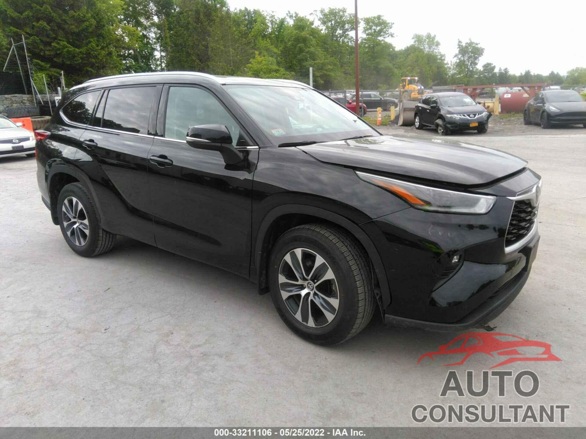TOYOTA HIGHLANDER 2021 - 5TDGZRBH7MS525104