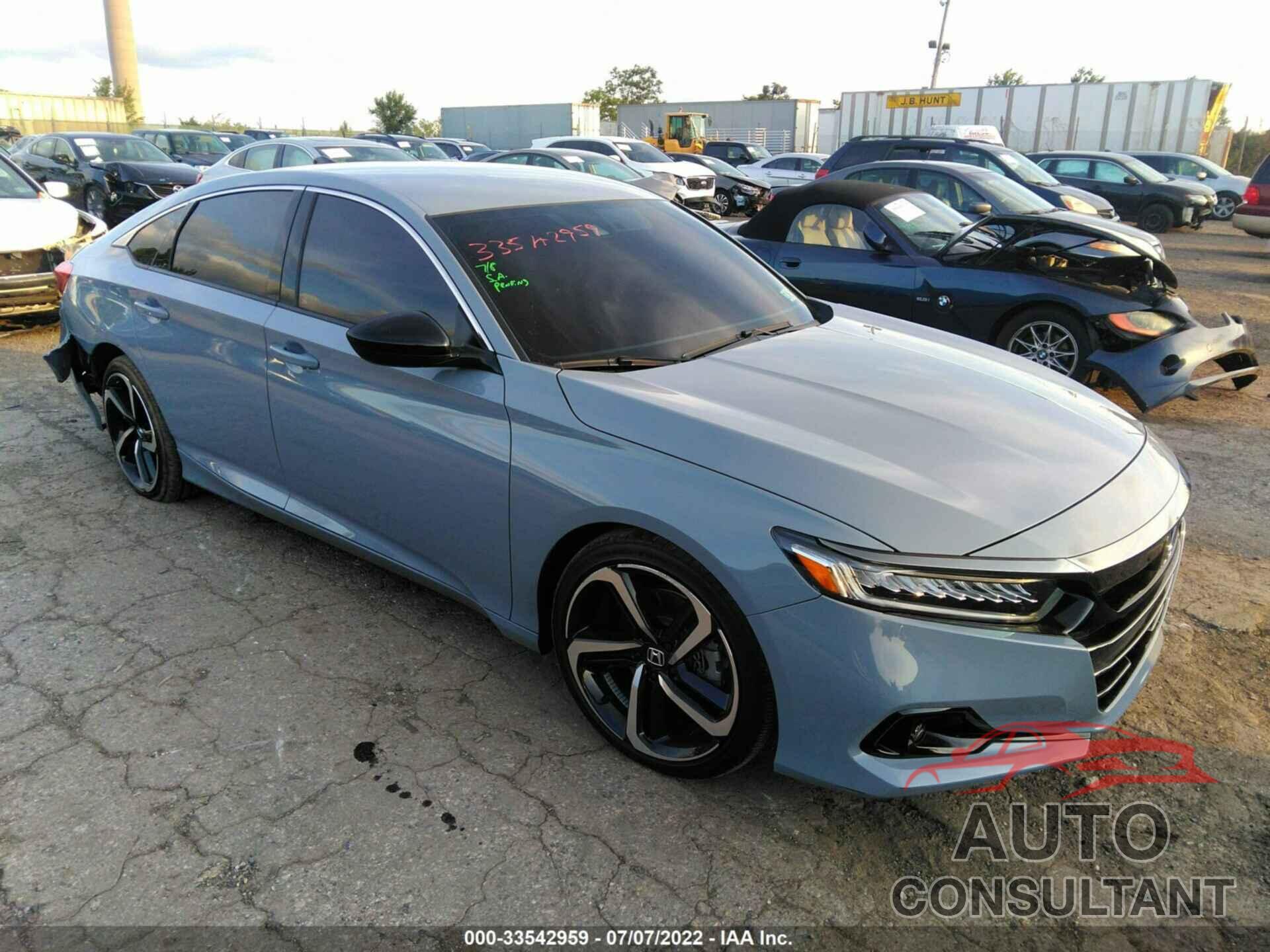 HONDA ACCORD SEDAN 2022 - 1HGCV1F42NA006951