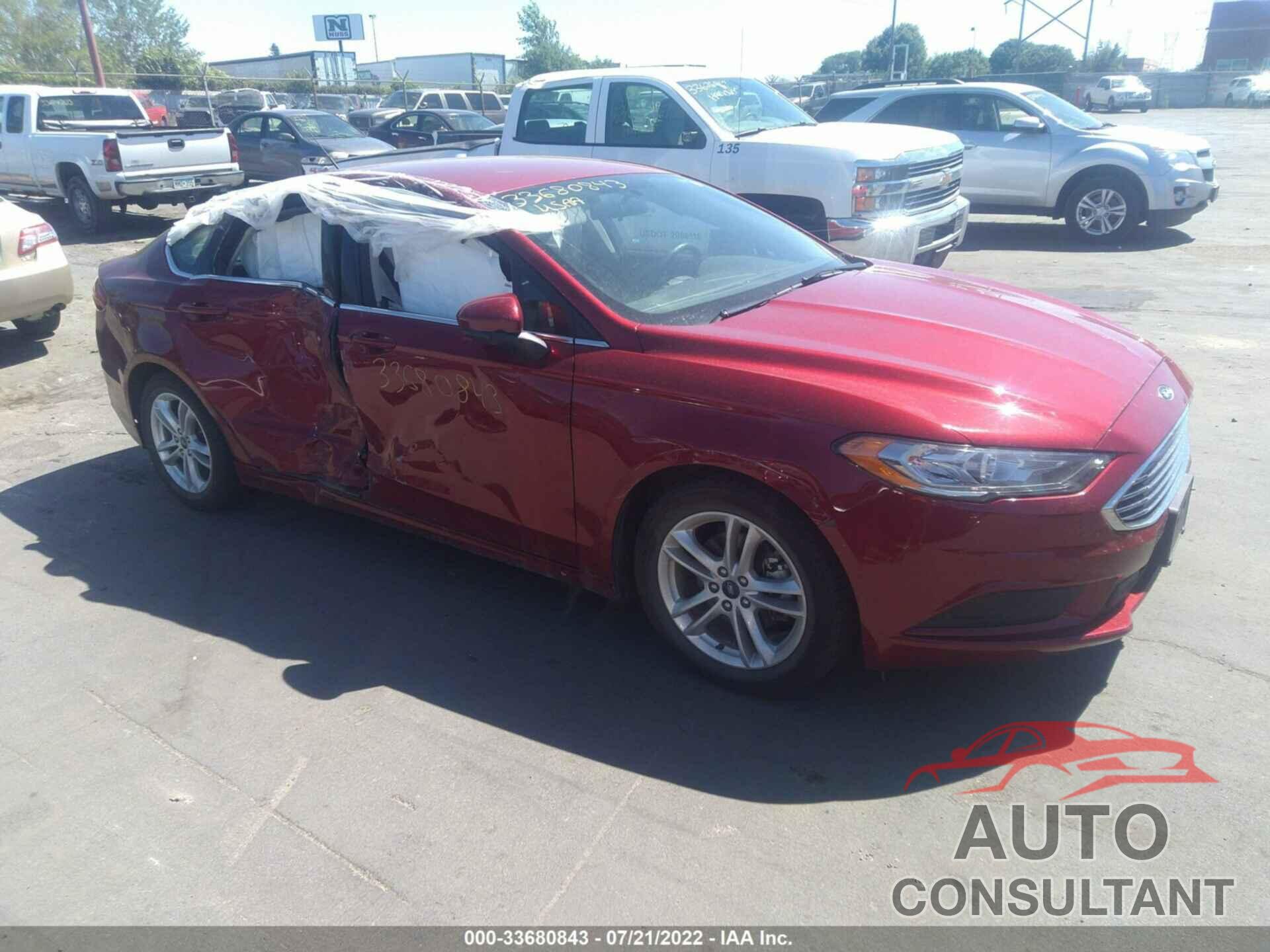 FORD FUSION 2018 - 3FA6P0HD7JR158694