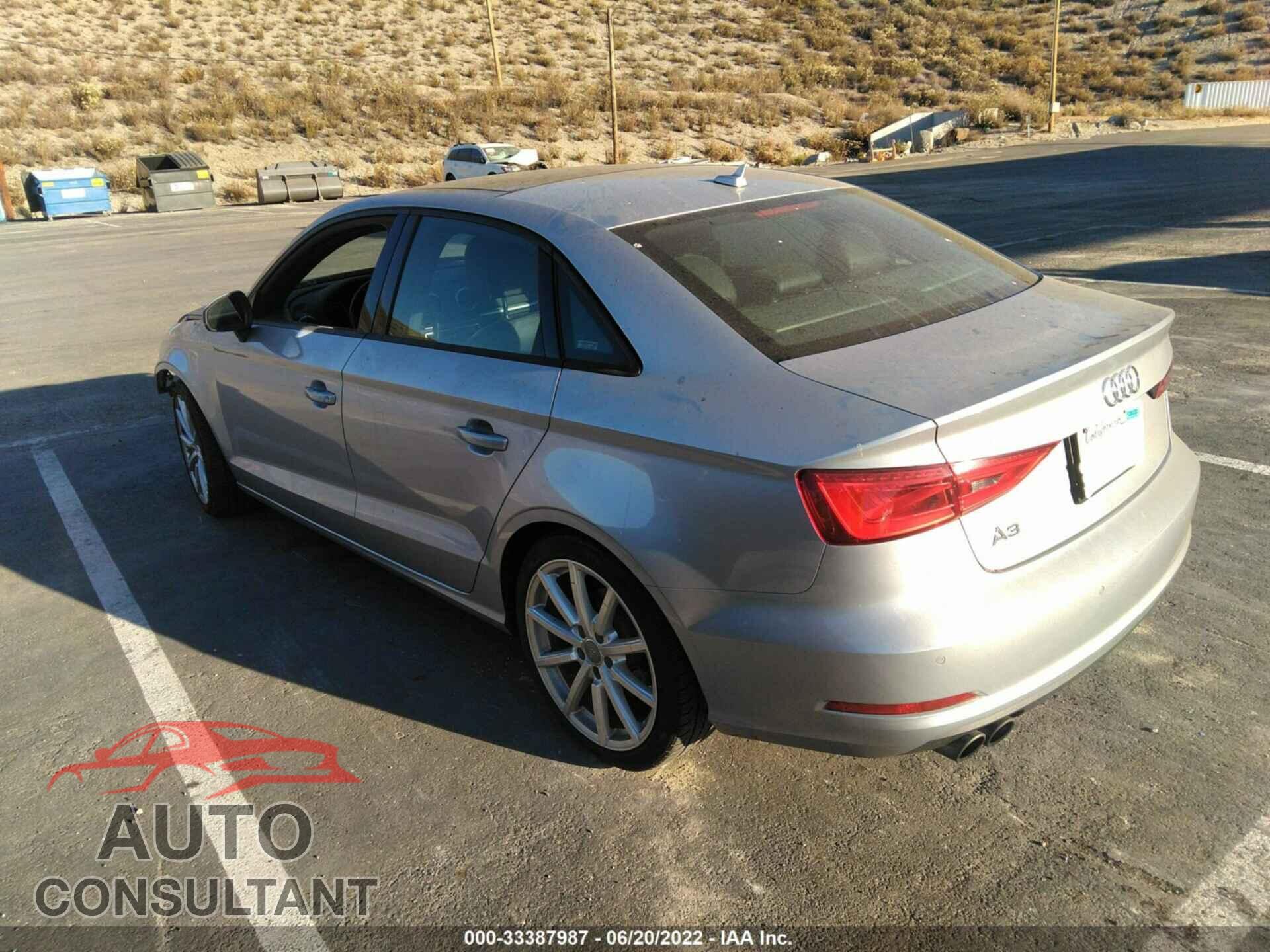 AUDI A3 2016 - WAUA7GFF0G1020593