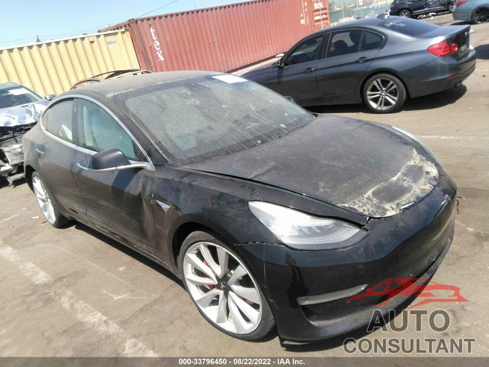 TESLA MODEL 3 2018 - 5YJ3E1EB9JF078696