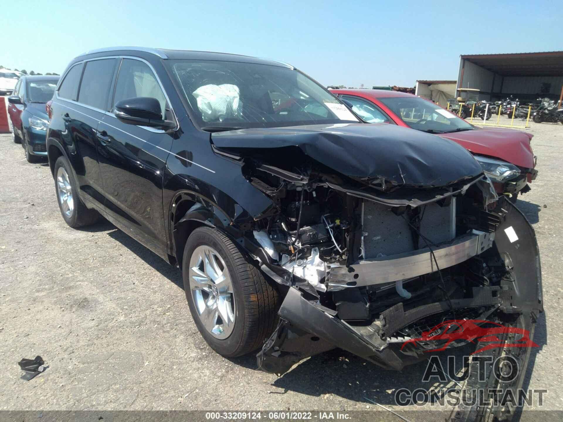 TOYOTA HIGHLANDER 2019 - 5TDYZRFH9KS329709