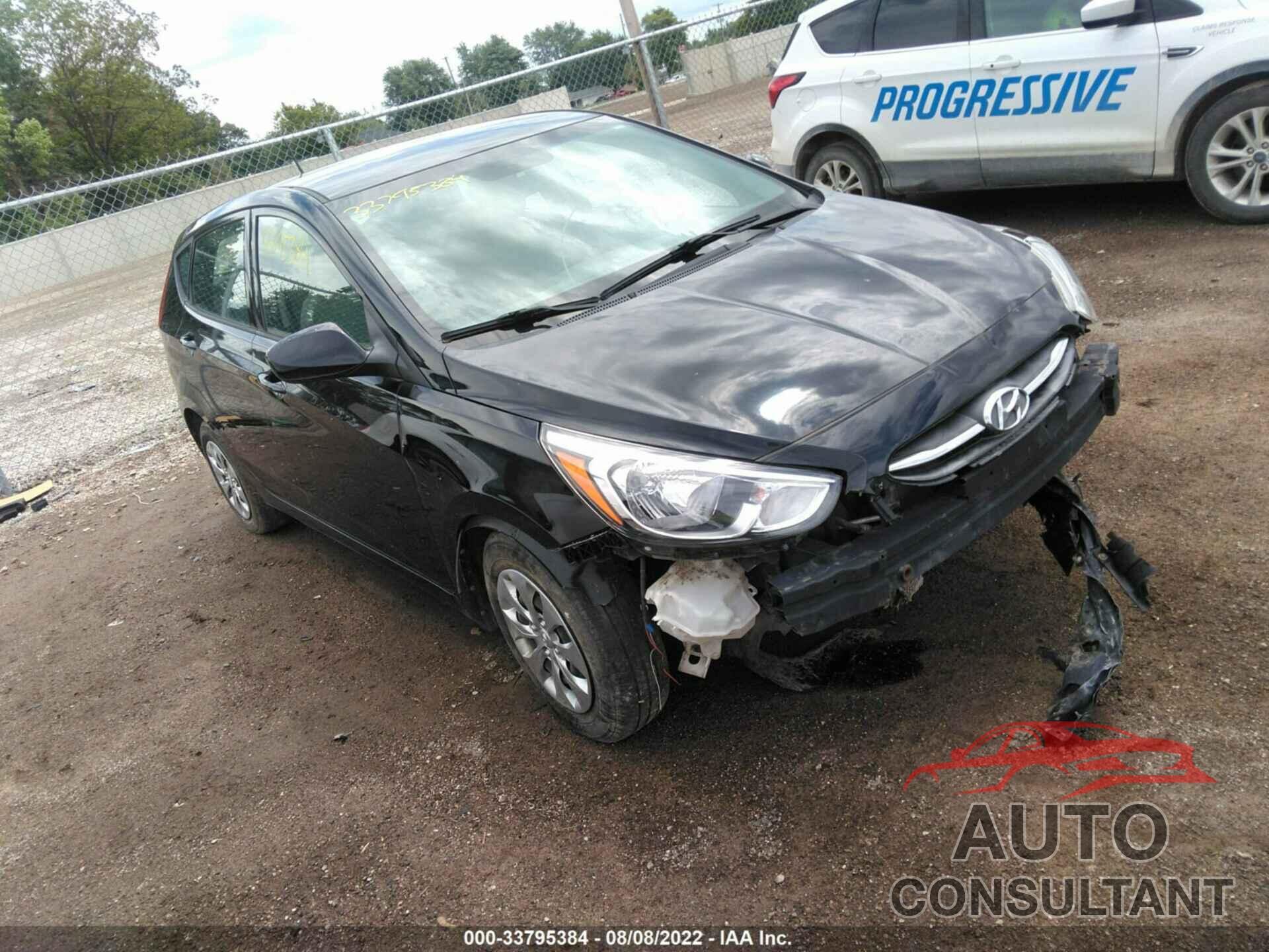 HYUNDAI ACCENT 2017 - KMHCT5AE3HU349617