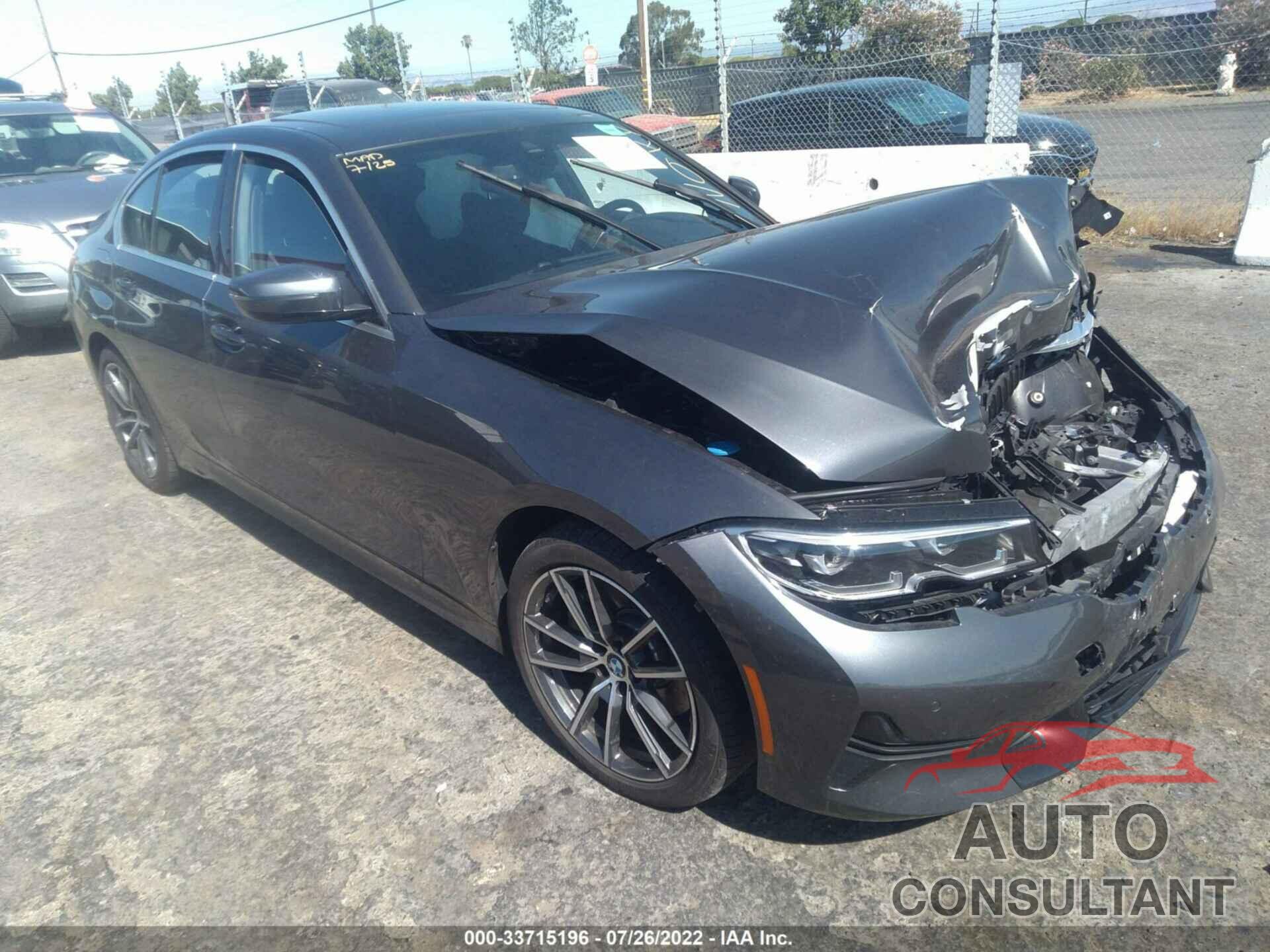 BMW 3 SERIES 2019 - WBA5R1C58KAJ98281