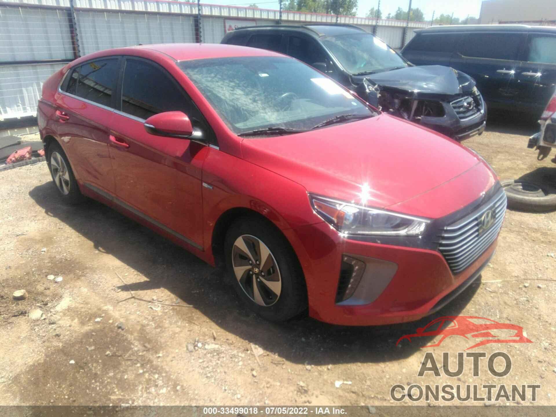 HYUNDAI IONIQ HYBRID 2019 - KMHC75LC8KU134693