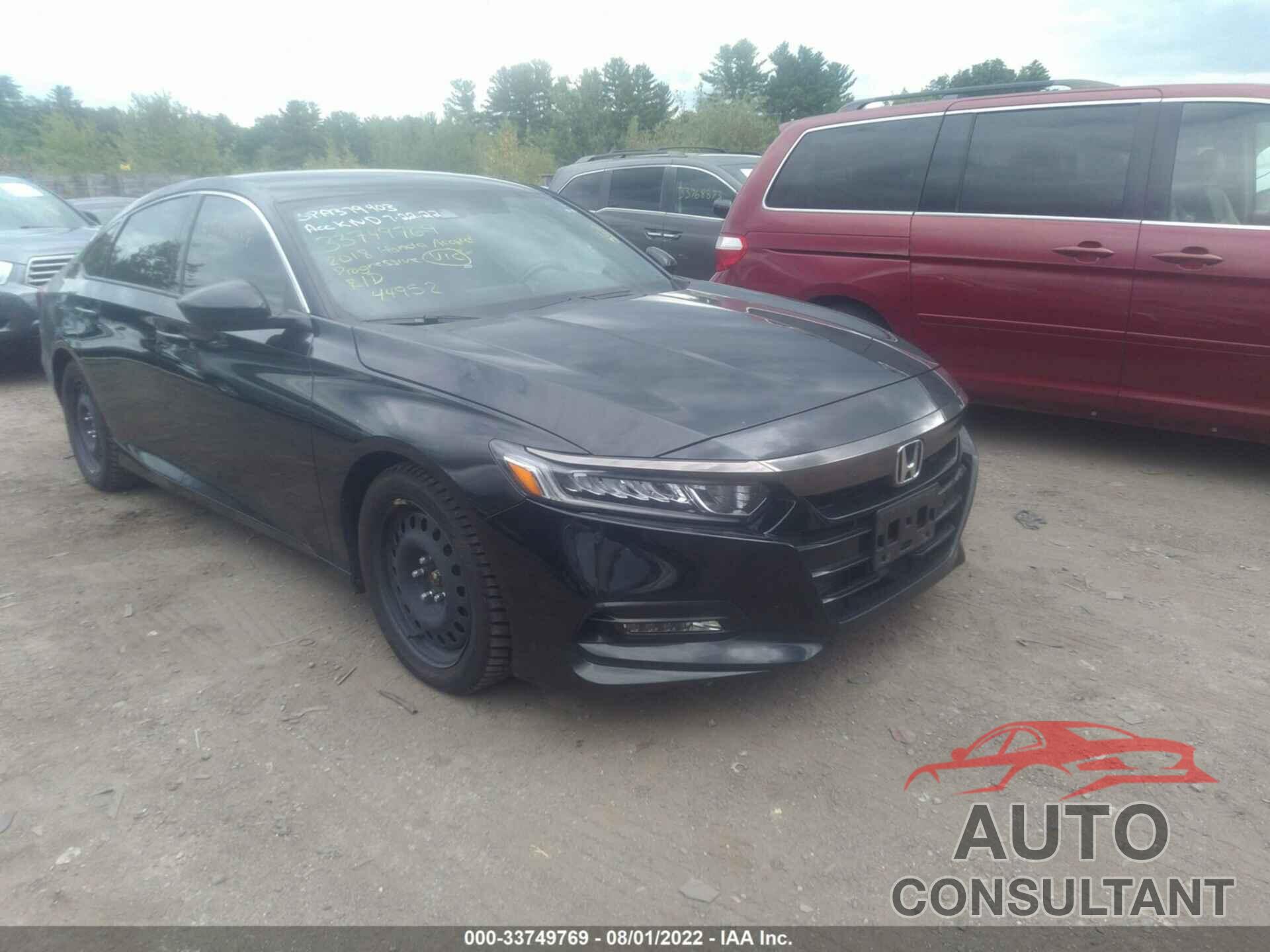 HONDA ACCORD SEDAN 2018 - 1HGCV1F36JA033037