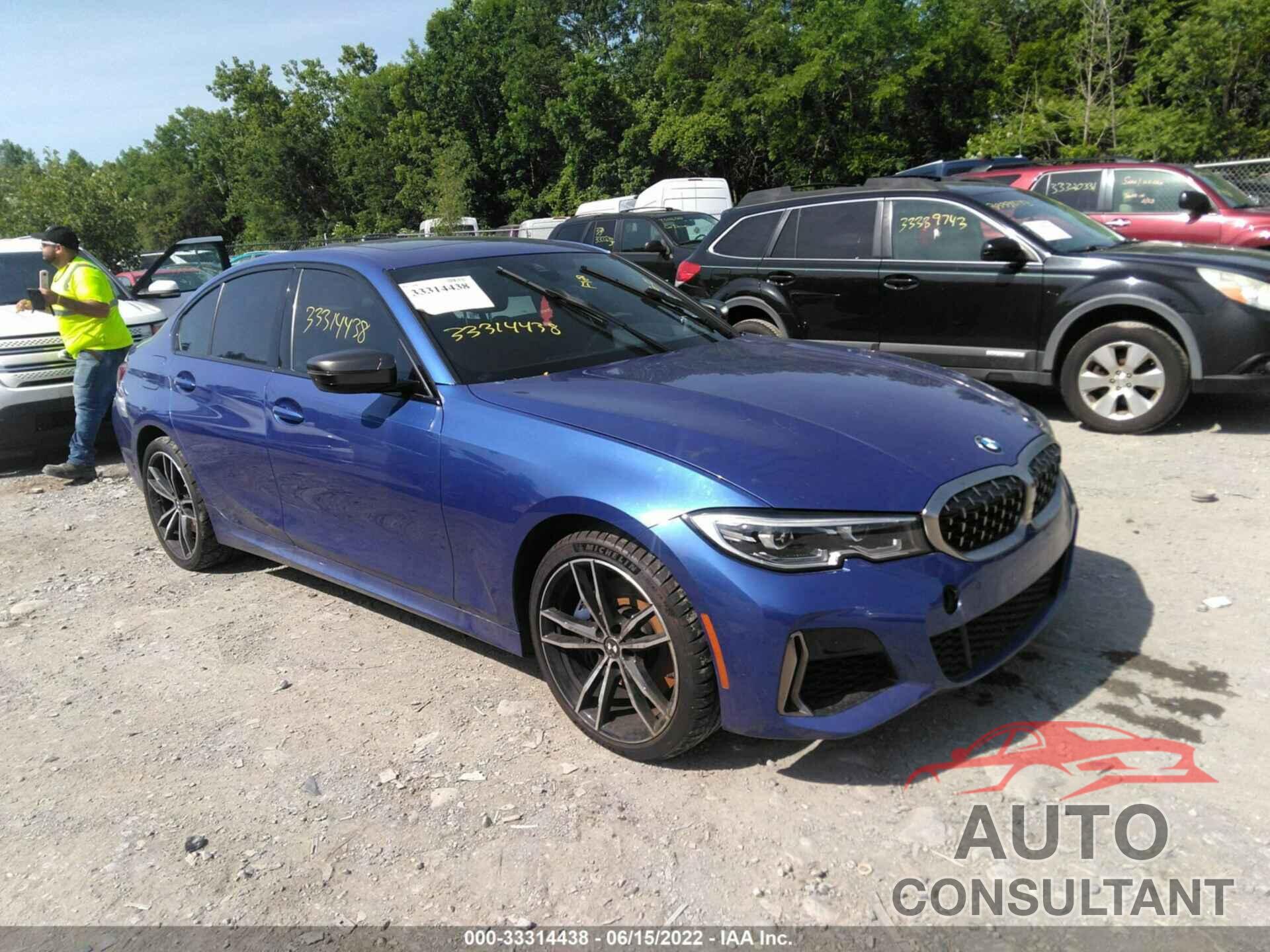 BMW 3 SERIES 2020 - WBA5U9C06LFH27672