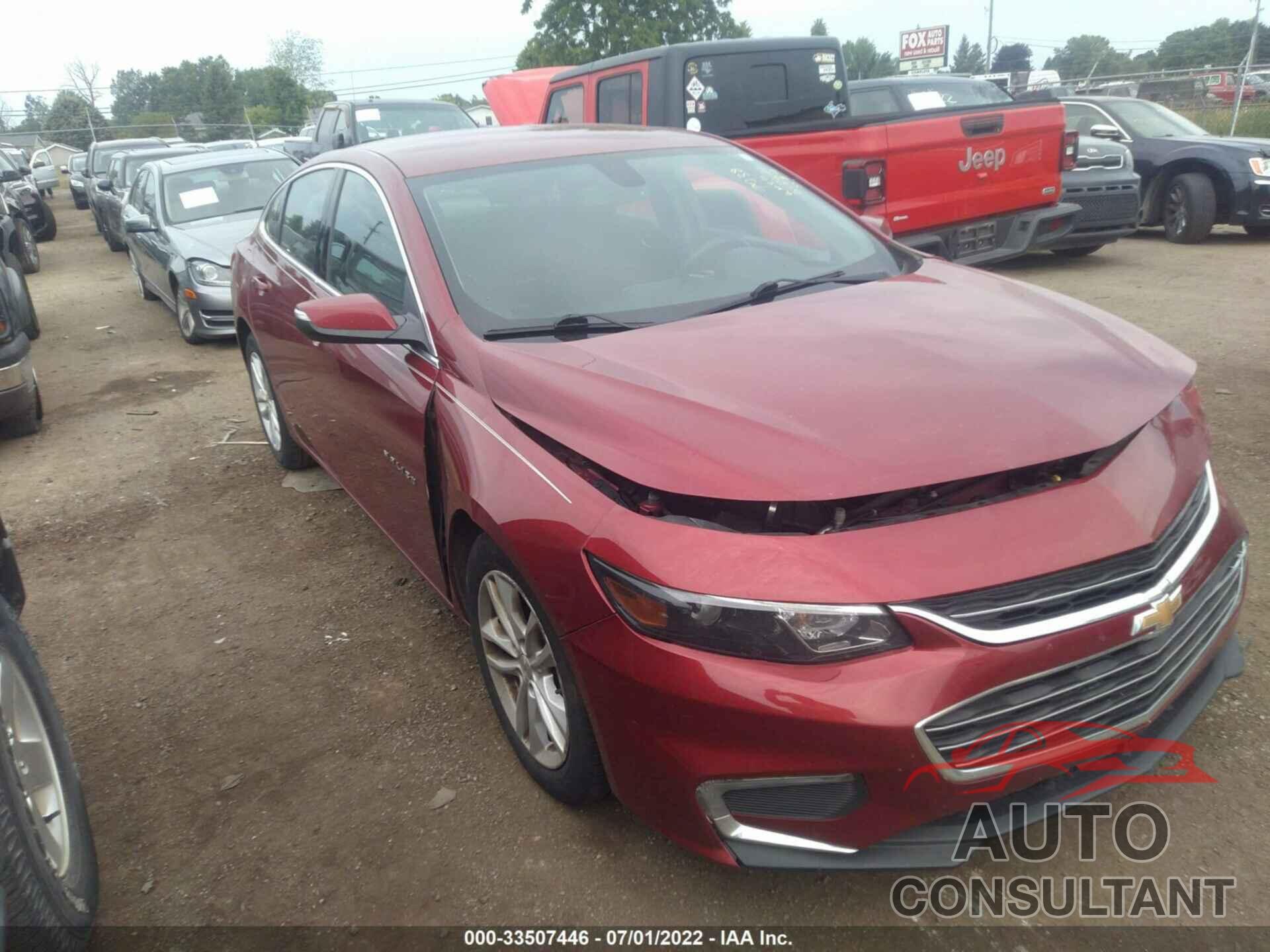 CHEVROLET MALIBU 2017 - 1G1ZE5ST9HF169738