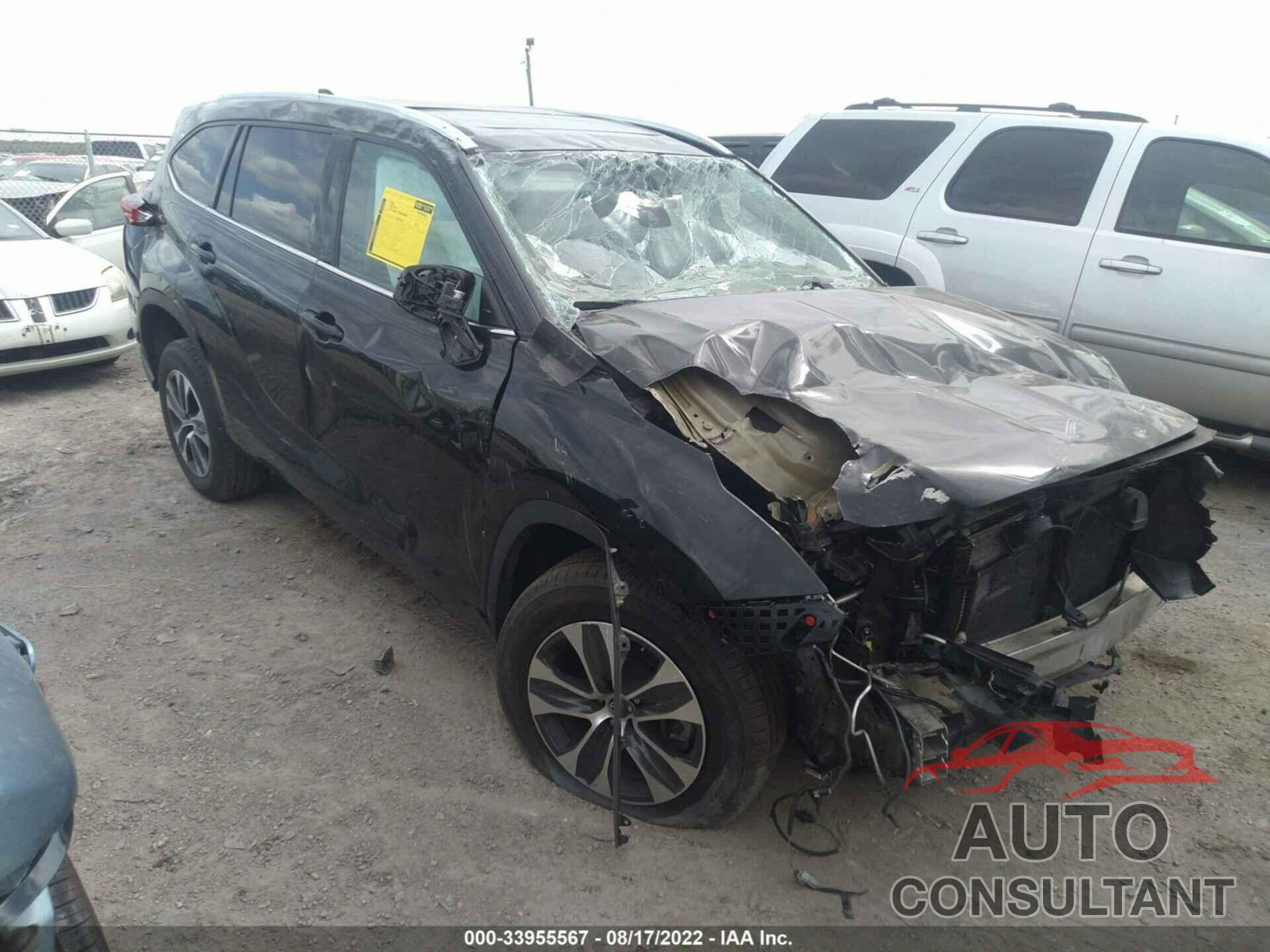TOYOTA HIGHLANDER 2020 - 5TDGZRAH3LS502886