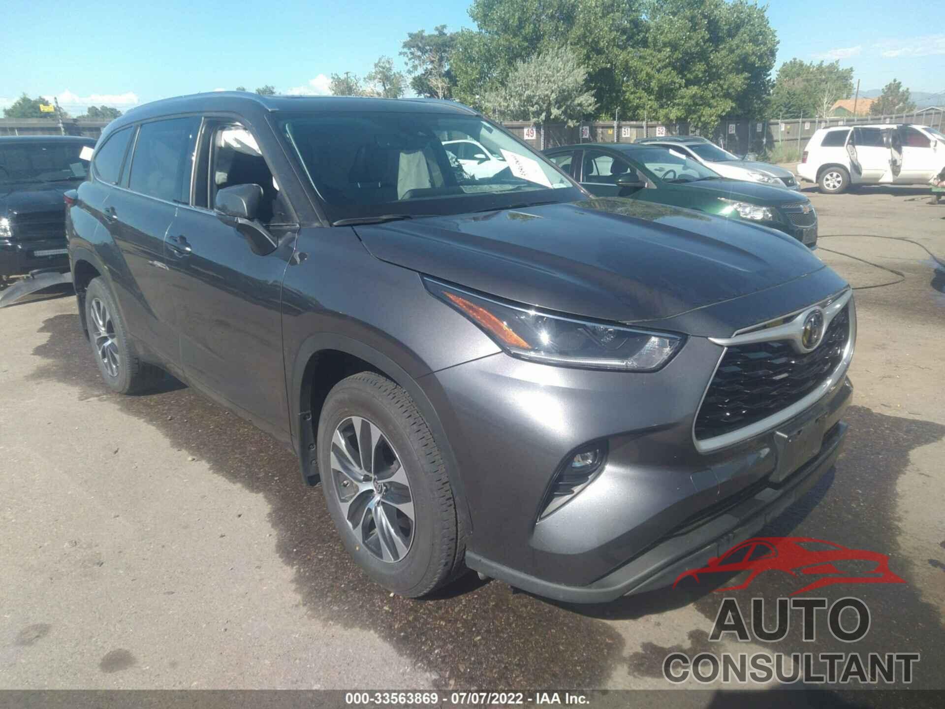 TOYOTA HIGHLANDER 2021 - 5TDGZRBH3MS128070