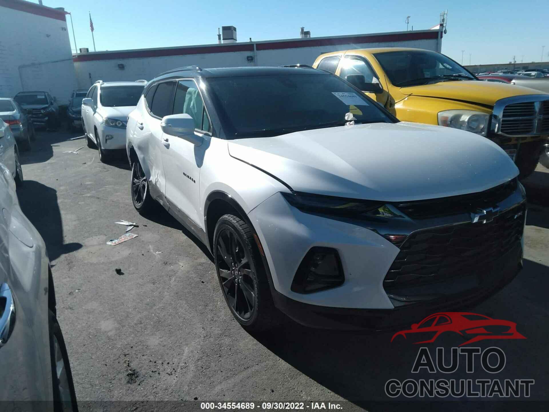 CHEVROLET BLAZER 2022 - 3GNKBKRS6NS220897