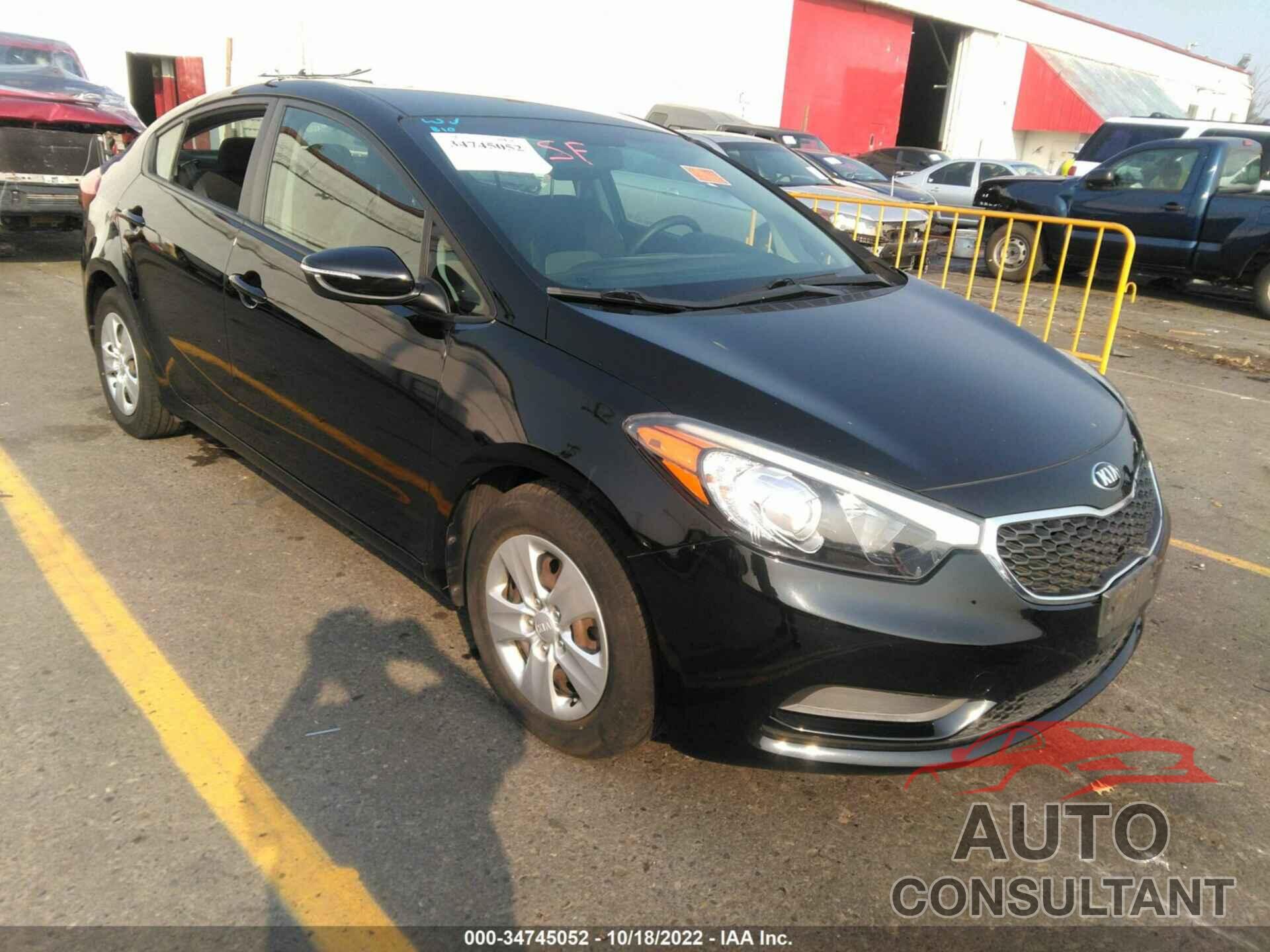 KIA FORTE 2015 - KNAFX4A68F5425524