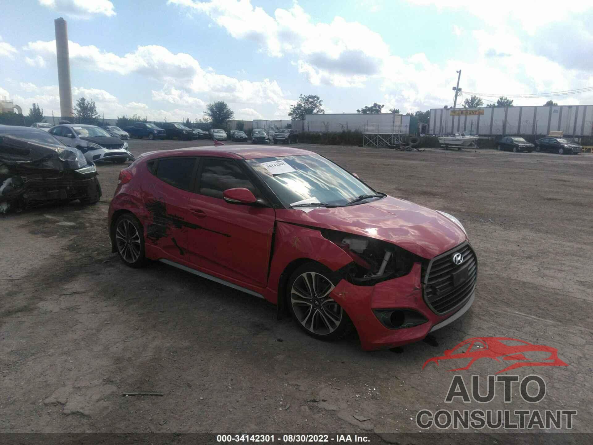 HYUNDAI VELOSTER 2016 - KMHTC6AE1GU302705