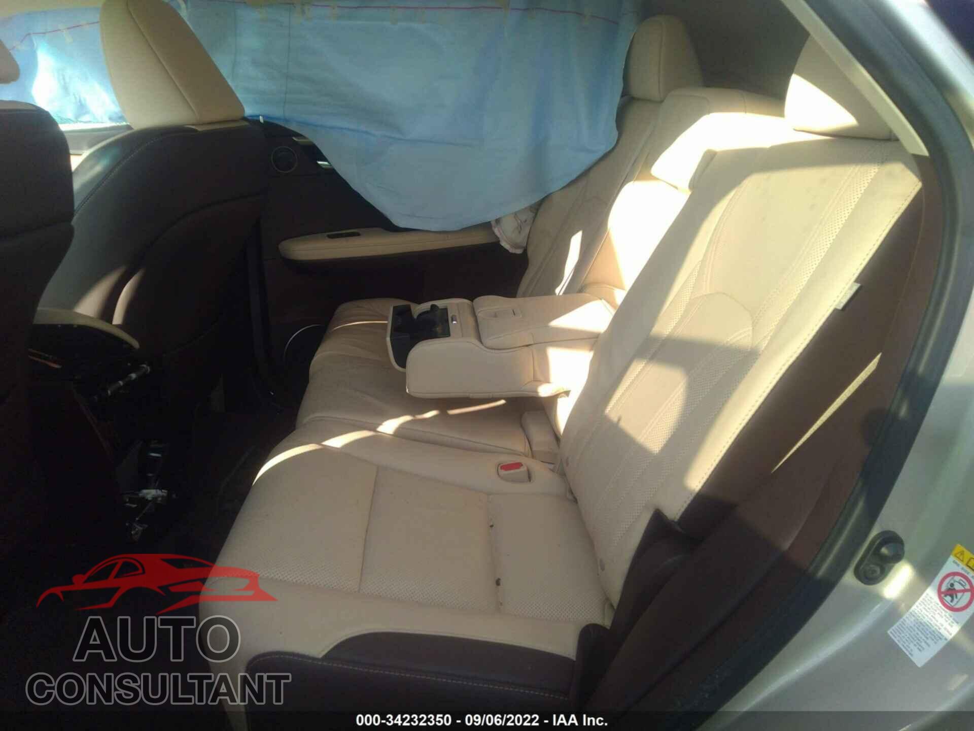 LEXUS RX 2017 - 2T2ZZMCA7HC062890
