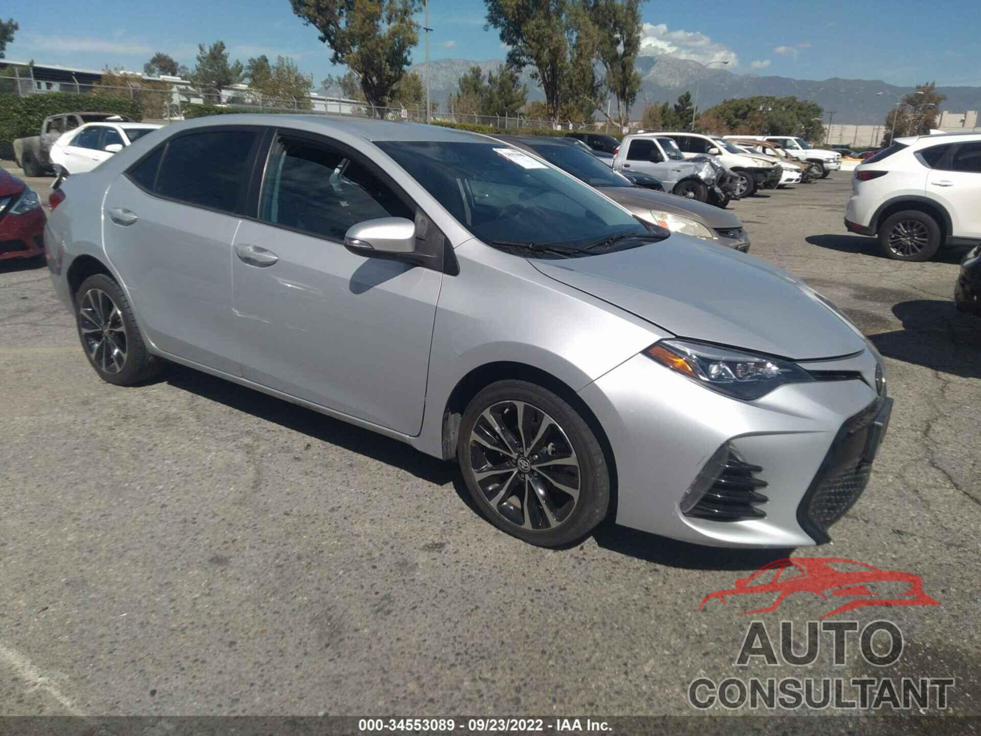 TOYOTA COROLLA 2017 - 2T1BURHEXHC862144
