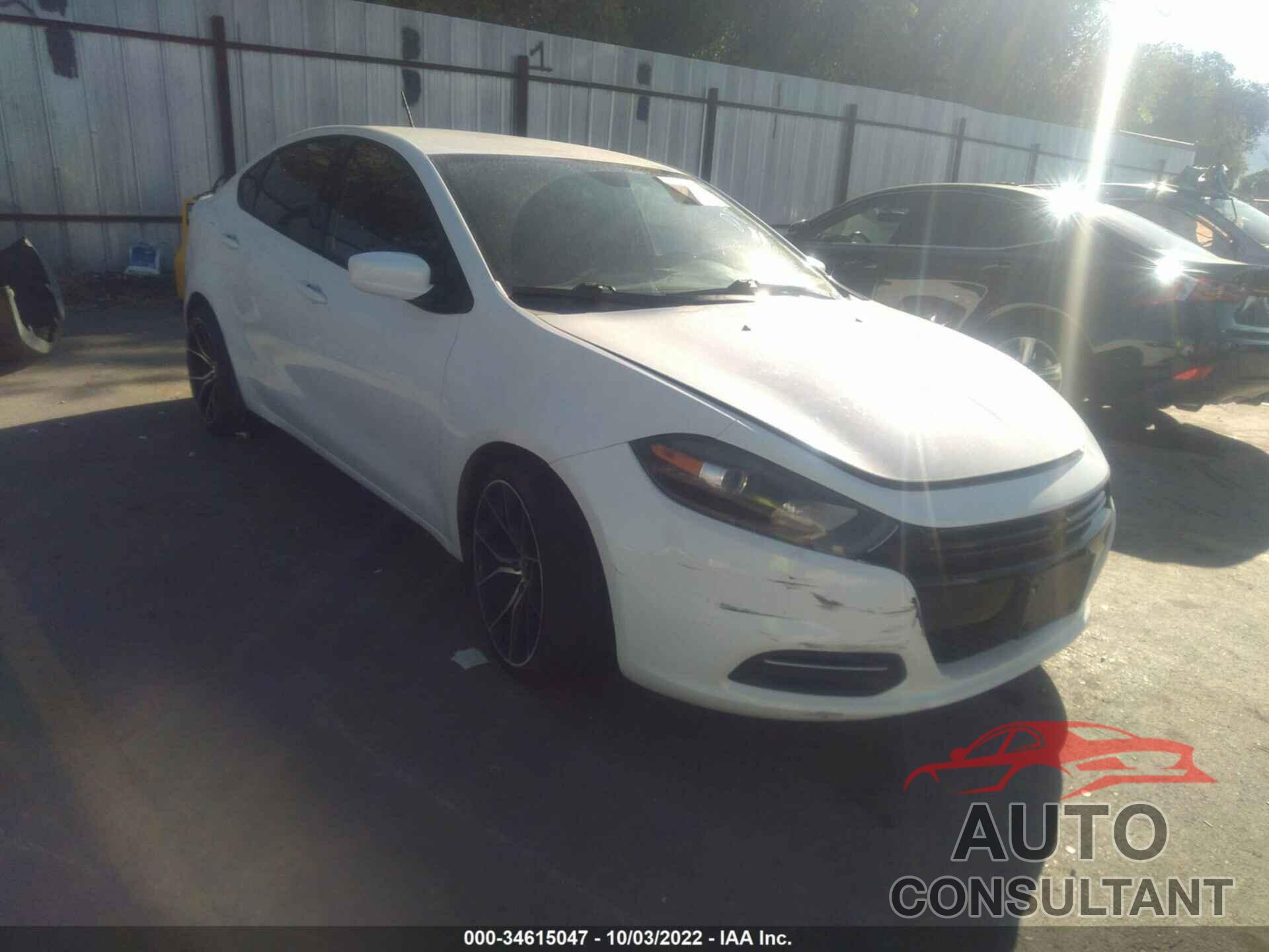 DODGE DART 2016 - 1C3CDFAA9GD530213