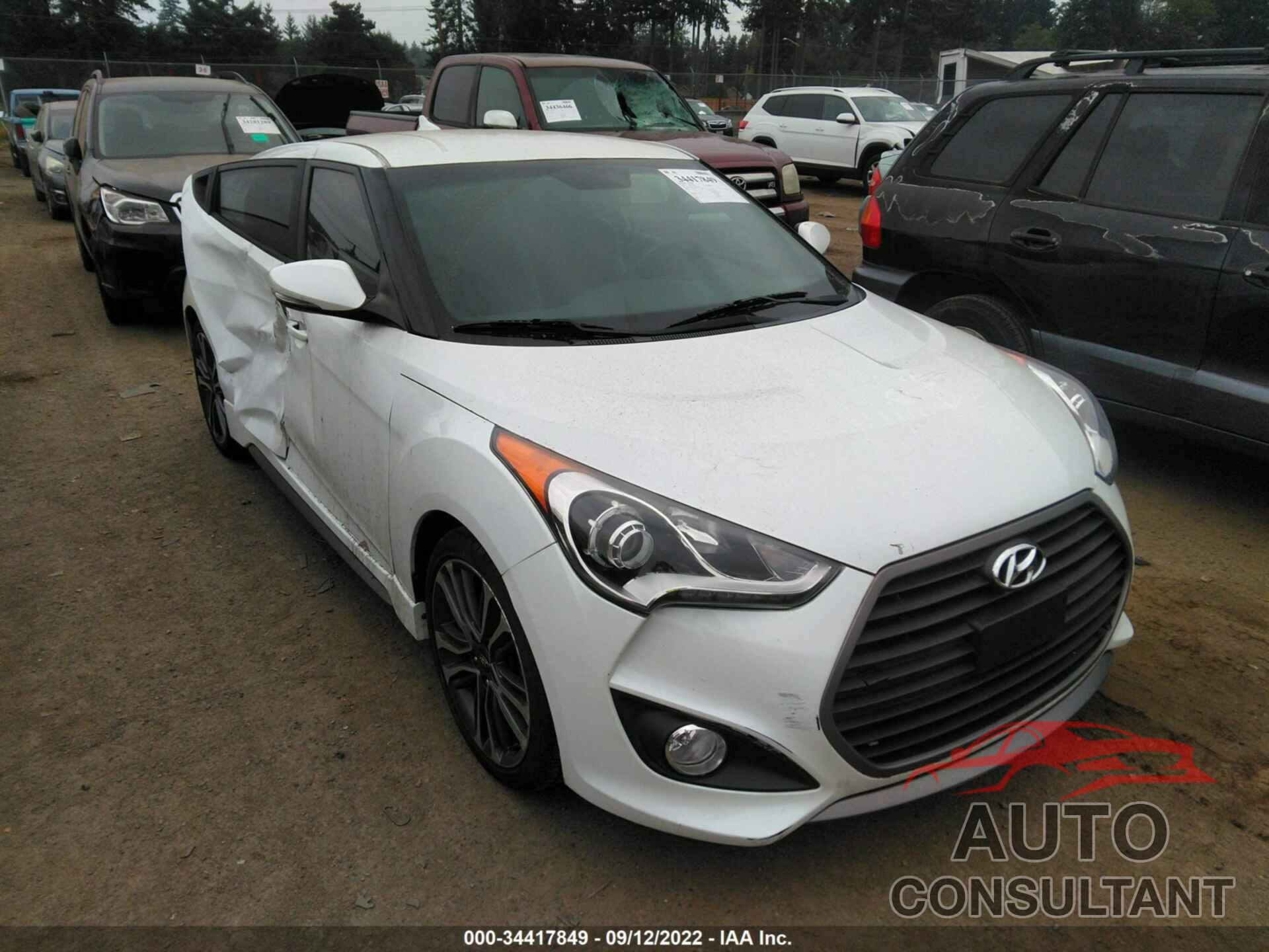 HYUNDAI VELOSTER 2016 - KMHTC6AE2GU283808