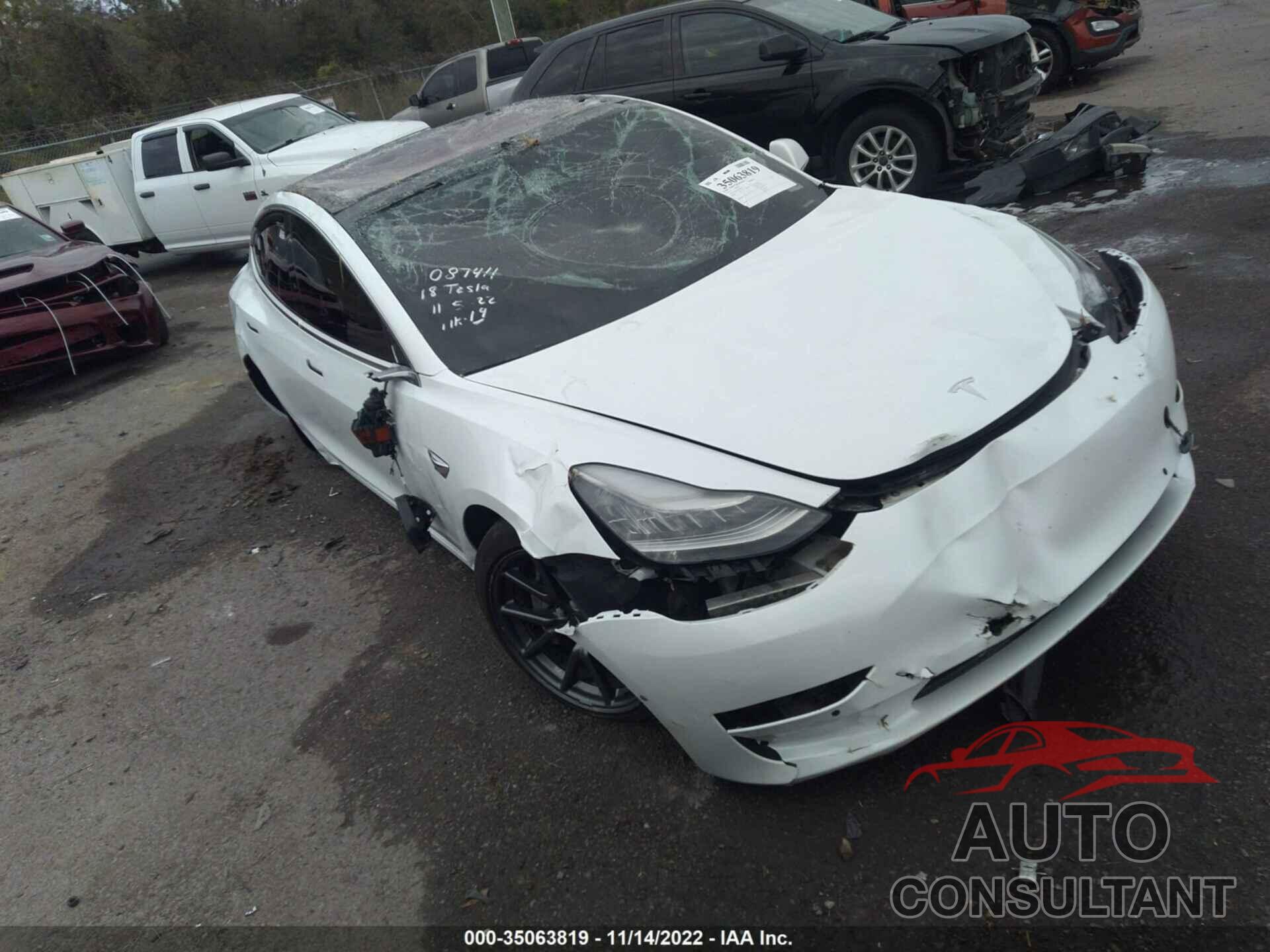 TESLA MODEL 3 2018 - 5YJ3E1EB1JF087411