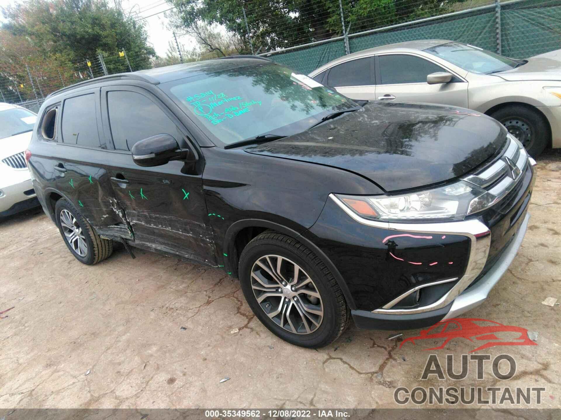 MITSUBISHI OUTLANDER 2016 - JA4AD3A35GZ046054