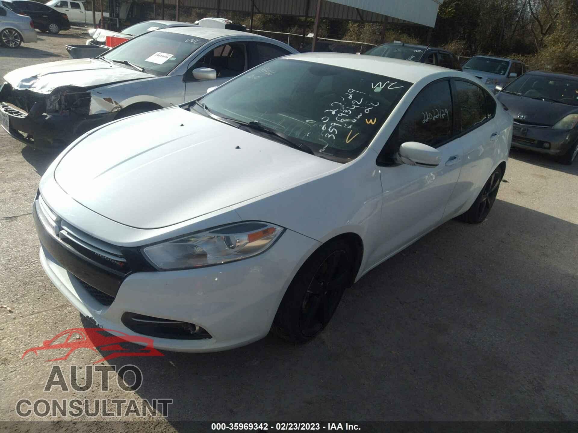 DODGE DART 2016 - 1C3CDFEB4GD539033