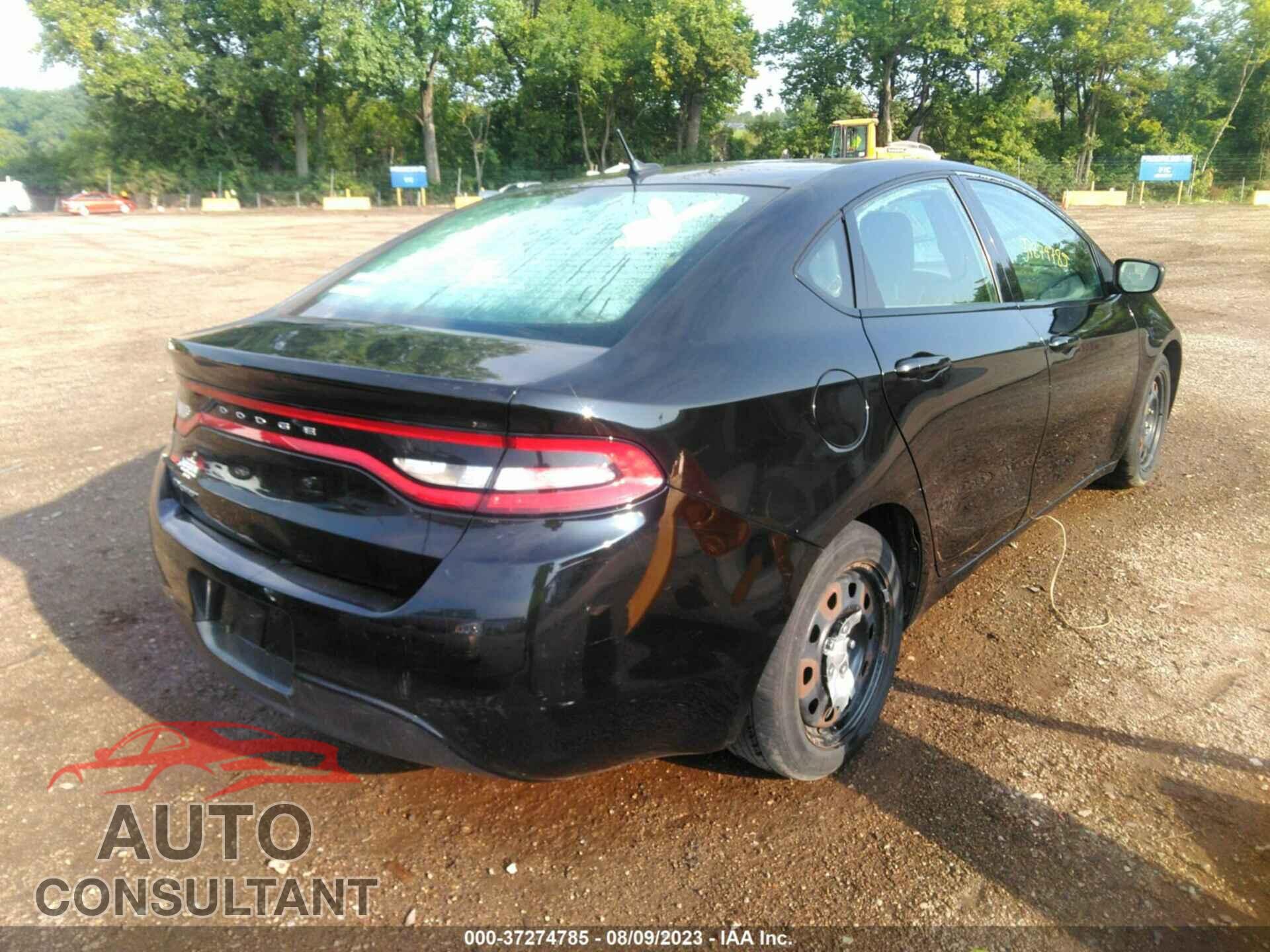 DODGE DART 2016 - 1C3CDFAA4GD565354