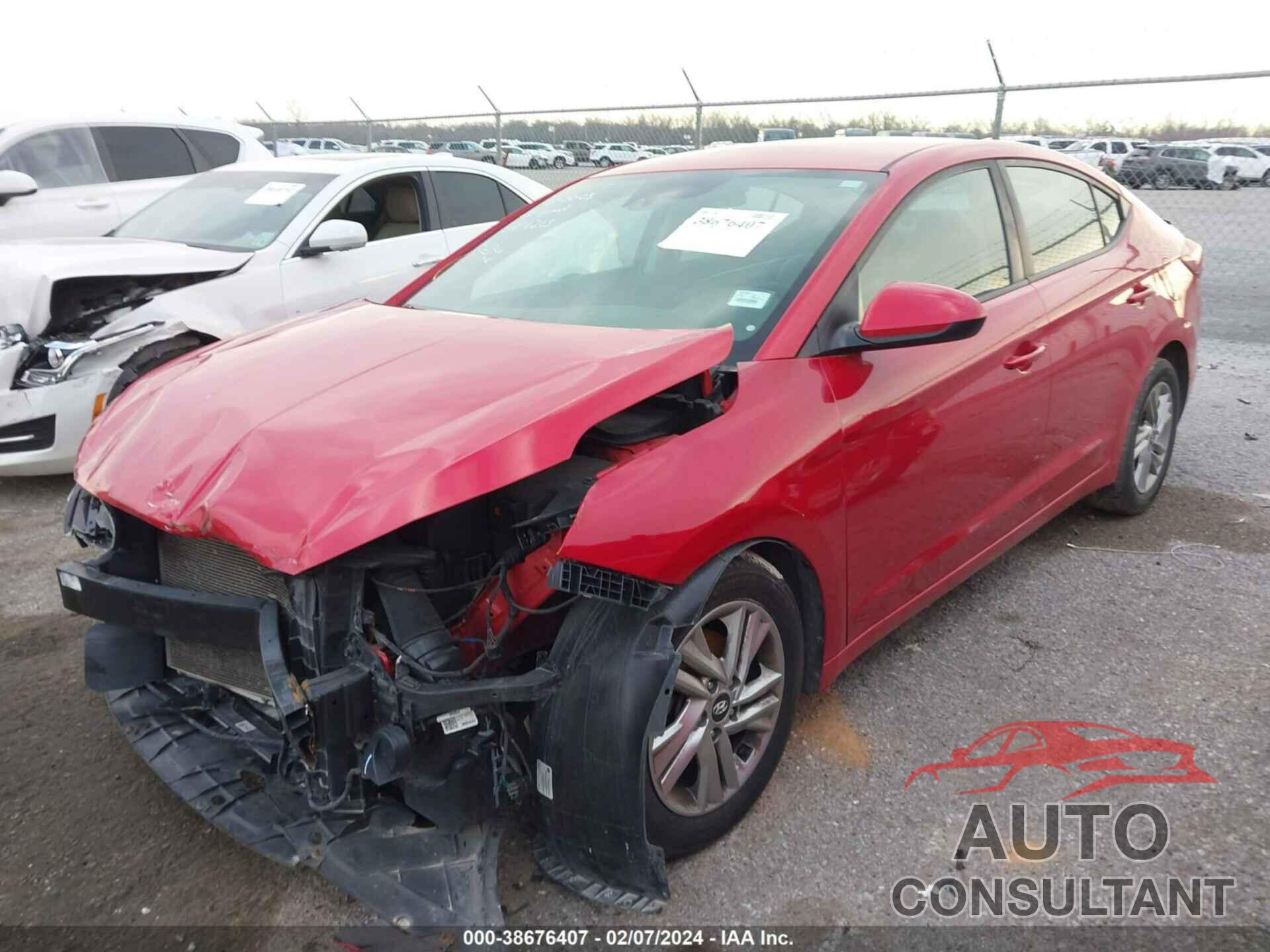 HYUNDAI ELANTRA 2020 - 5NPD84LF7LH584213