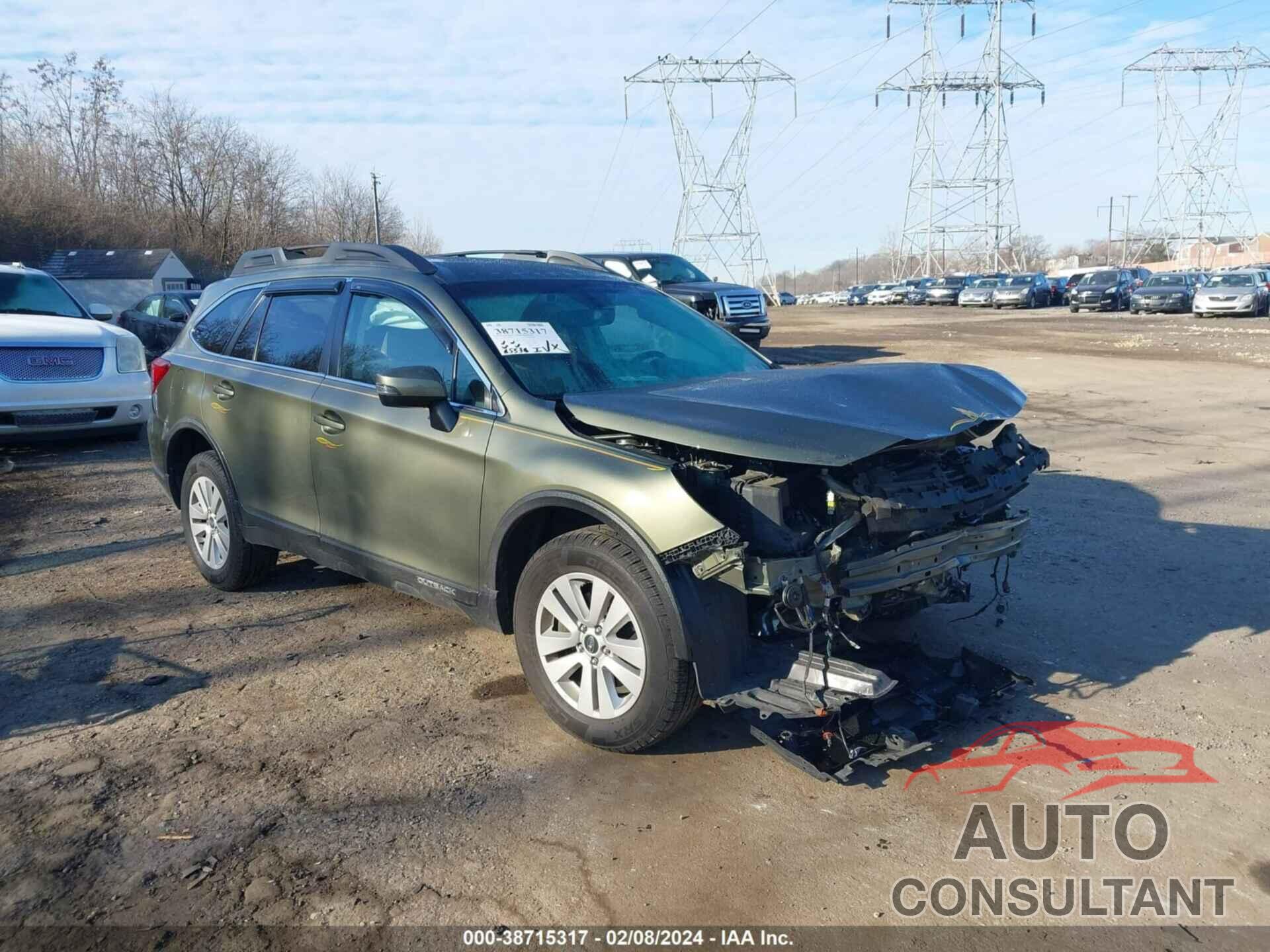 SUBARU OUTBACK 2017 - 4S4BSAFC8H3393133