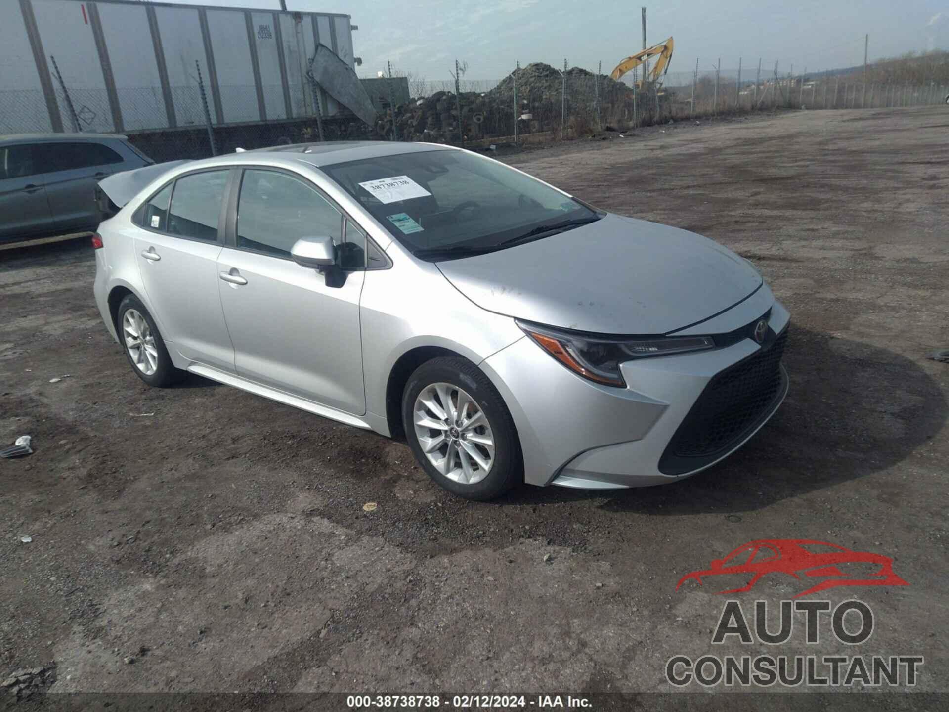 TOYOTA COROLLA 2020 - 5YFHPRAE8LP046814