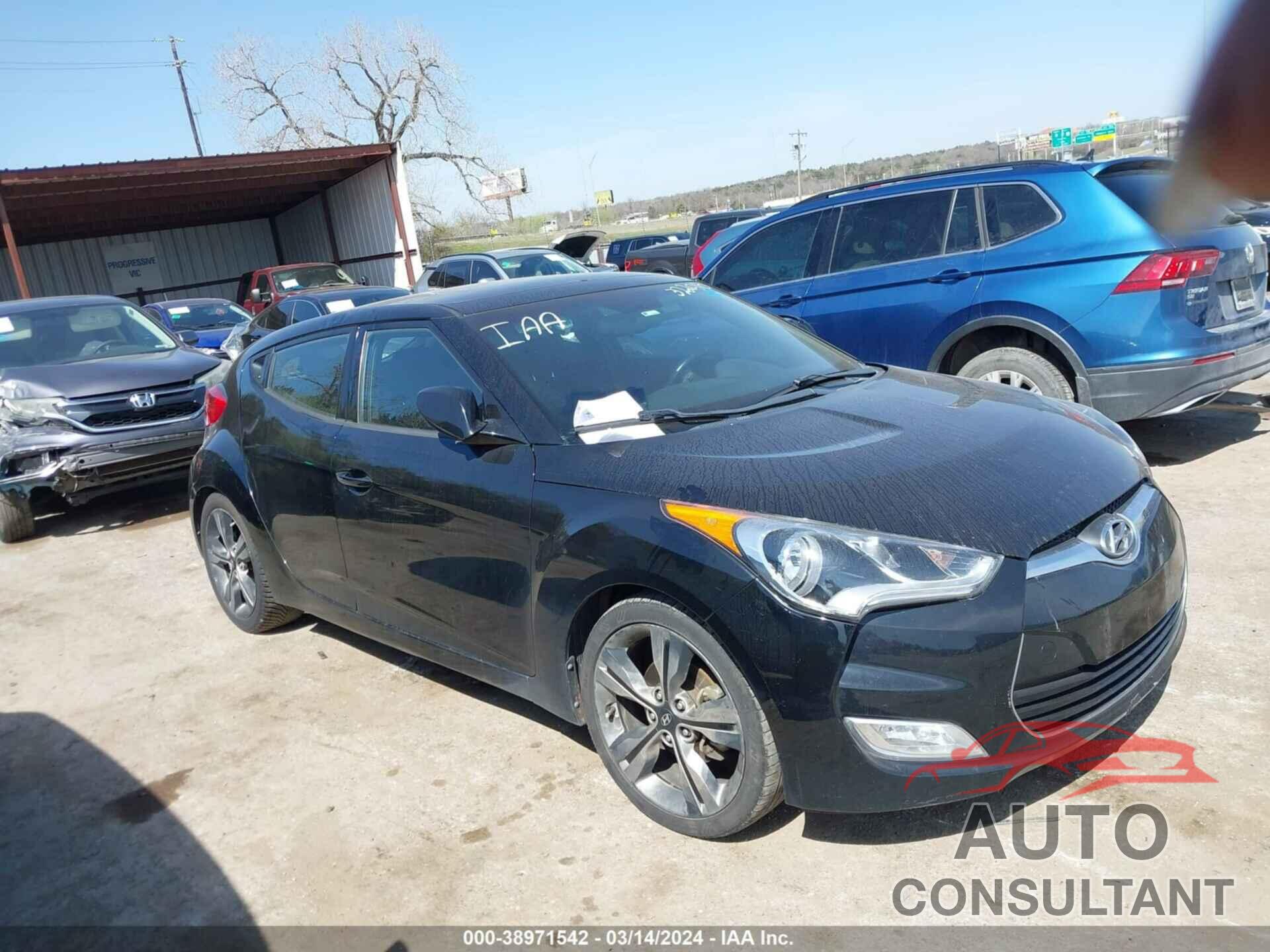 HYUNDAI VELOSTER 2017 - KMHTC6ADXHU322010