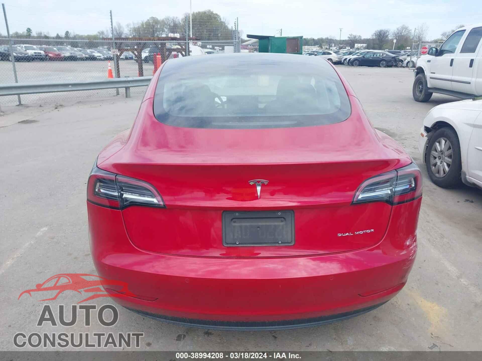 TESLA MODEL 3 2022 - 5YJ3E1EB5NF174329