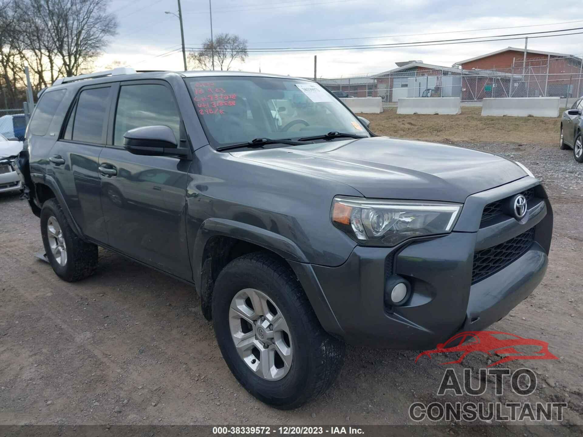 TOYOTA 4RUNNER 2016 - JTEBU5JR0G5318538