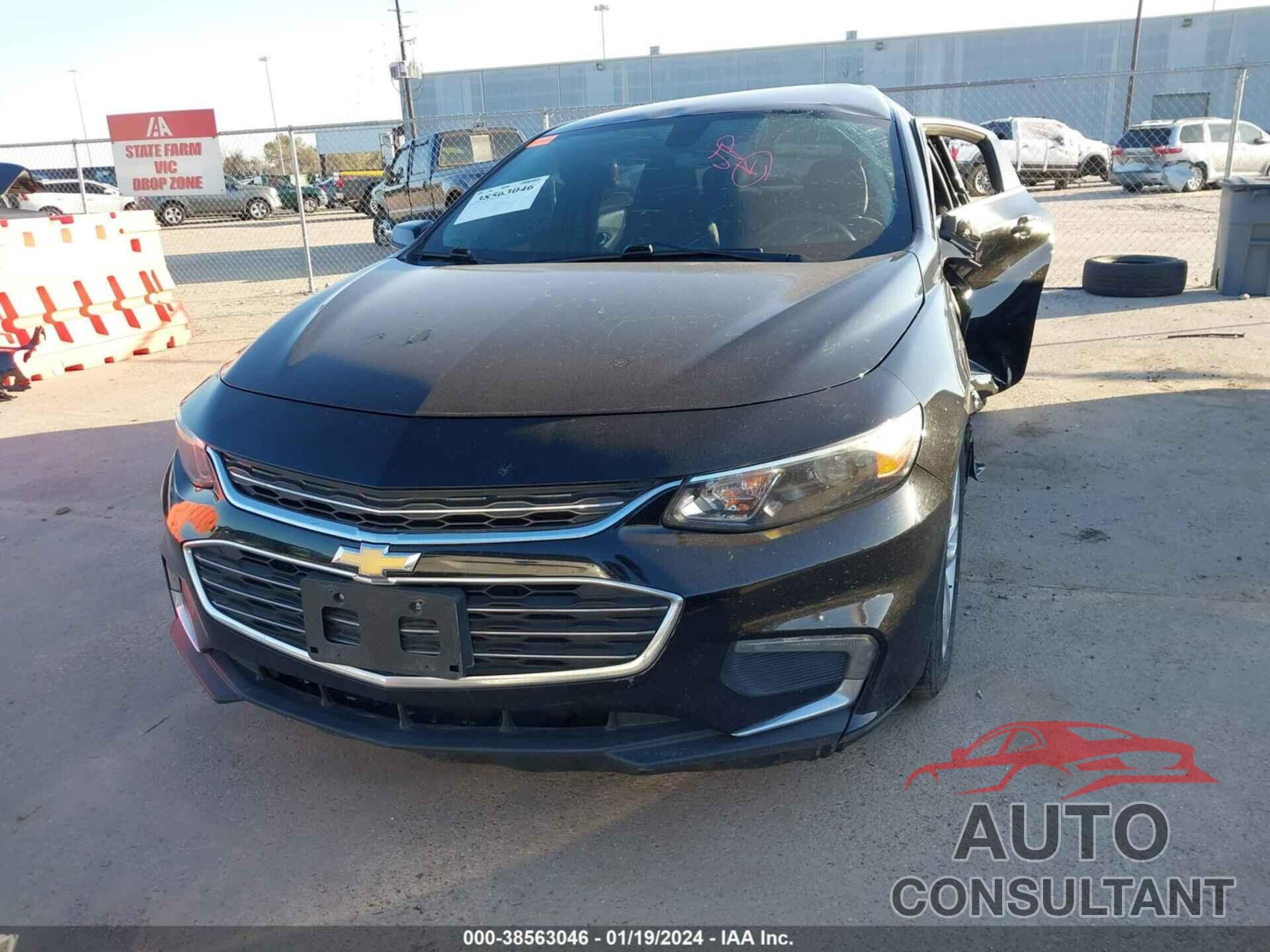 CHEVROLET MALIBU 2017 - 1G1ZE5ST8HF117436