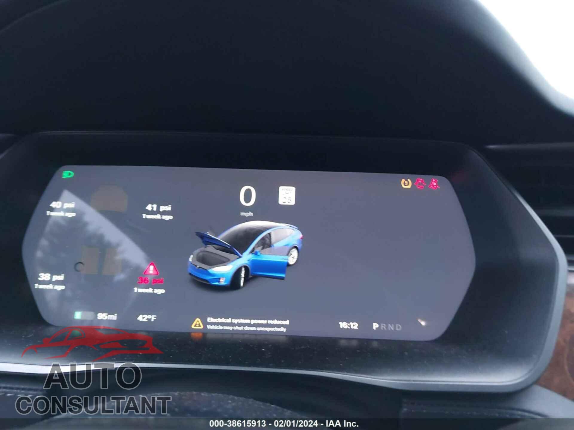 TESLA MODEL X 2019 - 5YJXCBE2XKF201338