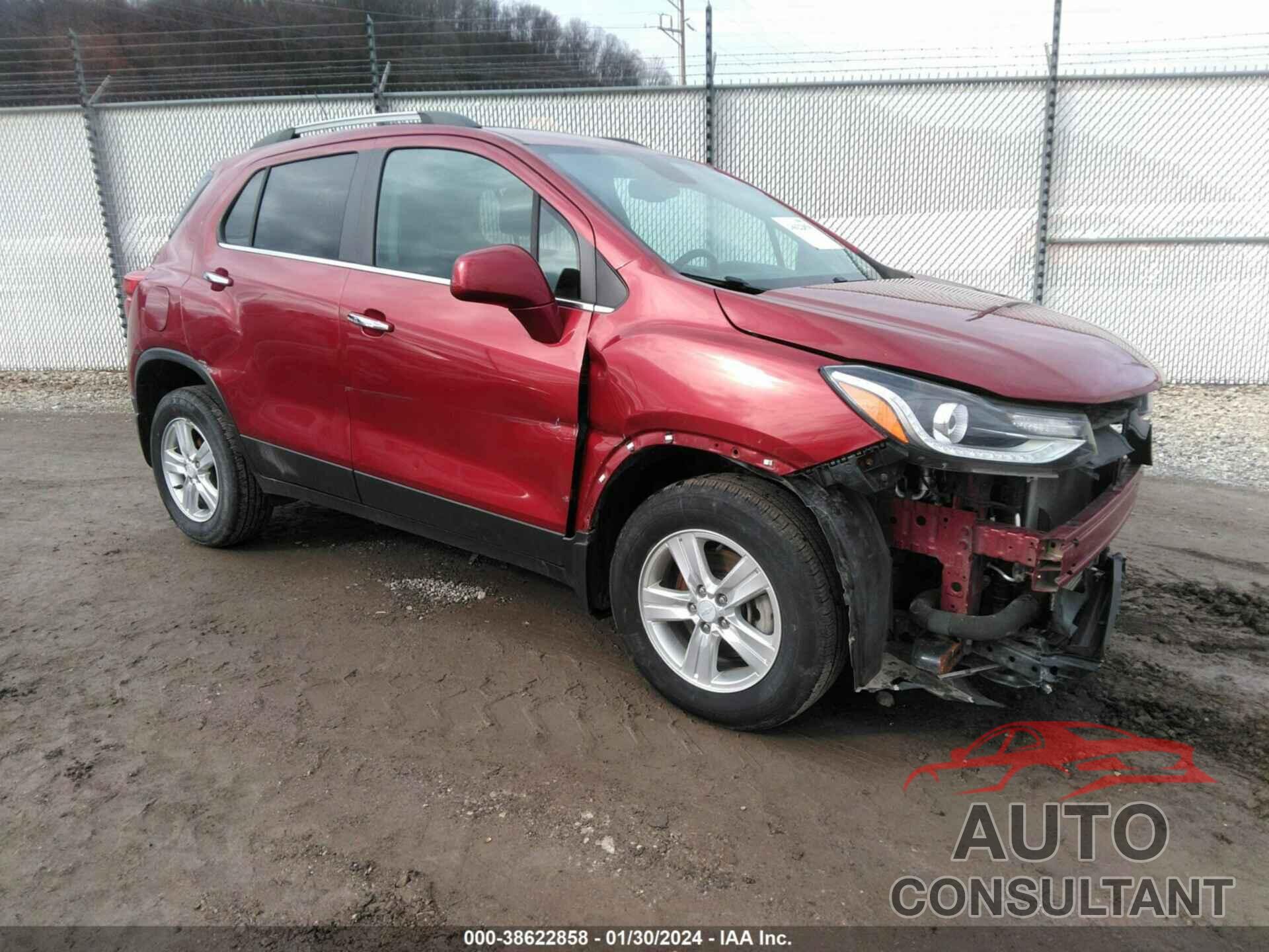 CHEVROLET TRAX 2018 - 3GNCJPSB4JL419434