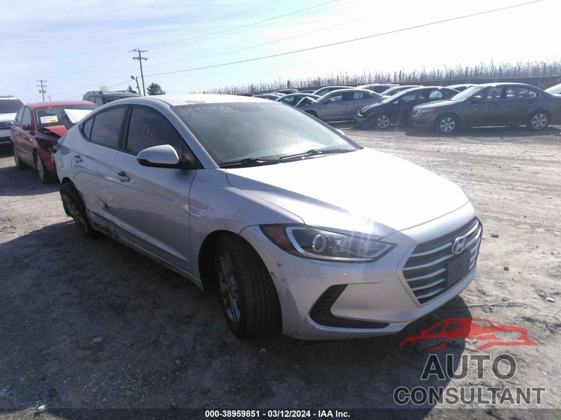 HYUNDAI ELANTRA 2017 - 5NPD84LF0HH052941