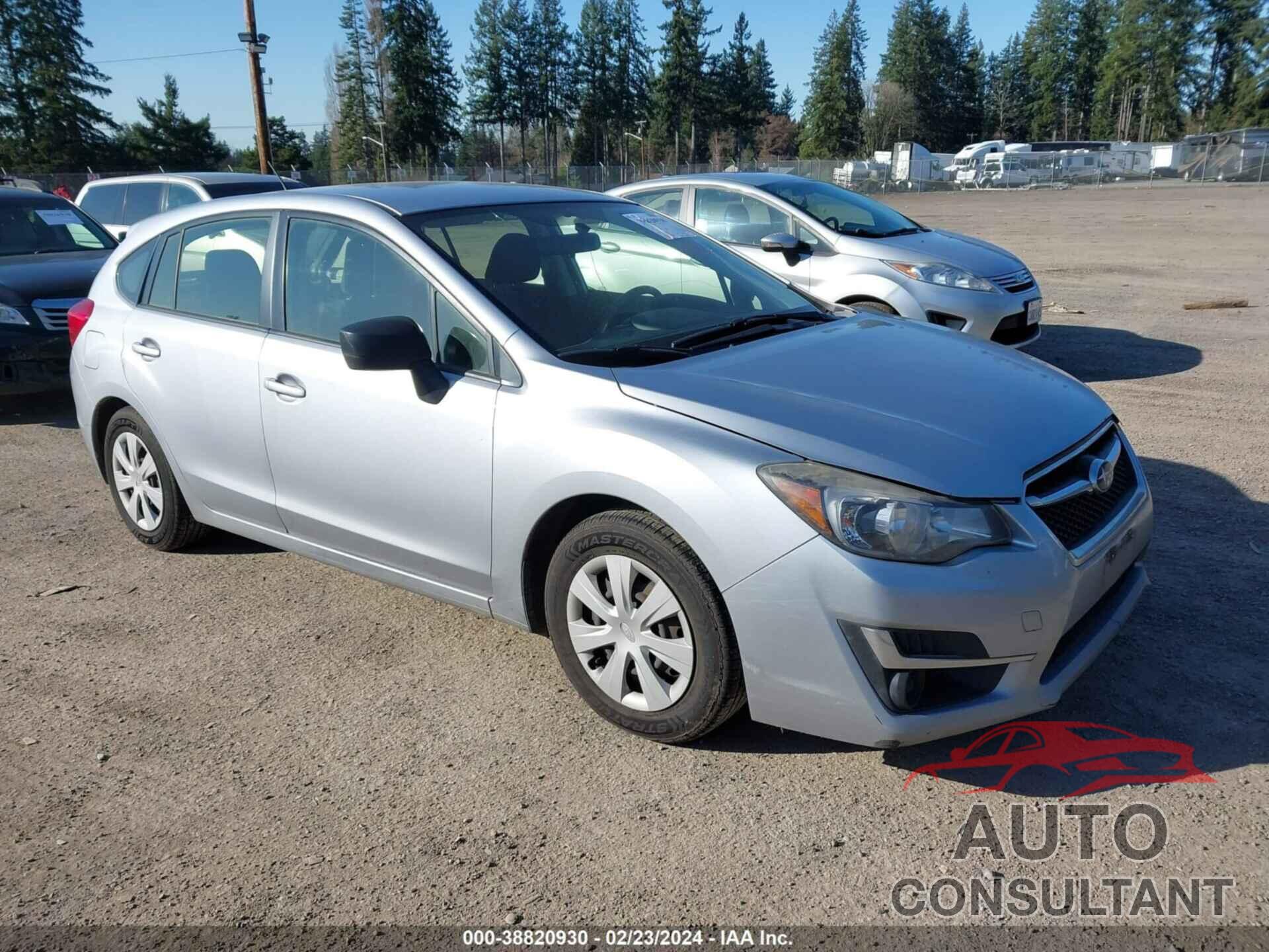 SUBARU IMPREZA 2016 - JF1GPAA62G9318765